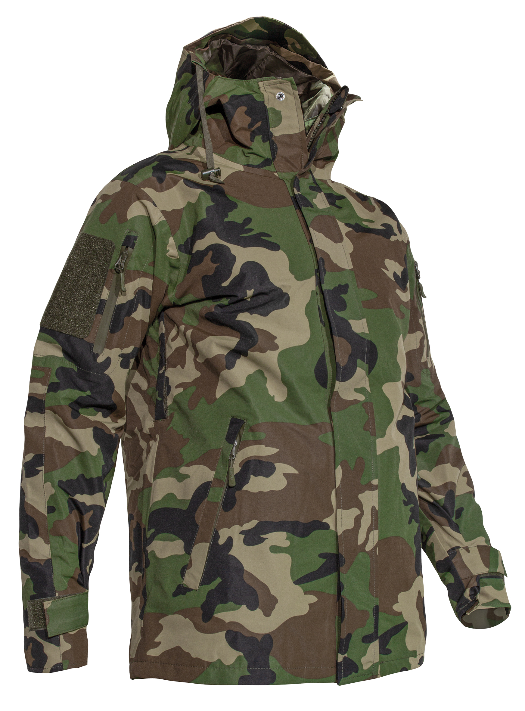 Mil-Tec Nässeschutzjacke mit Fleecejacke GEN.II