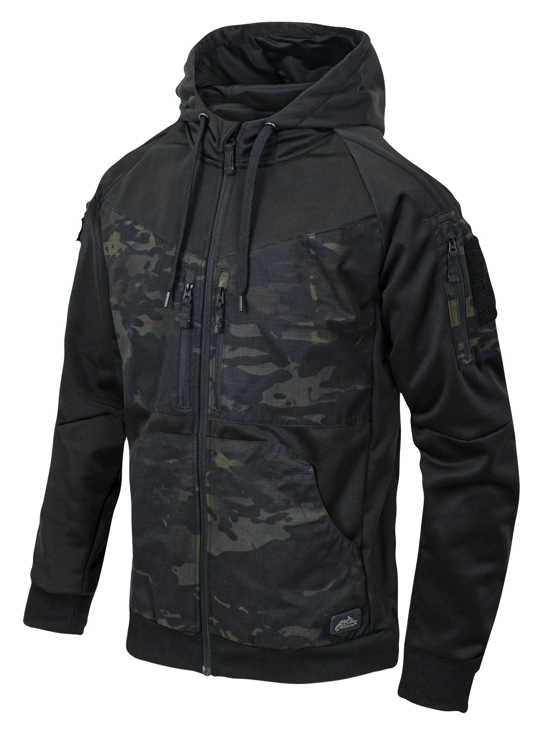 Helikon Rouge Hoodie FullZip Multicam Black