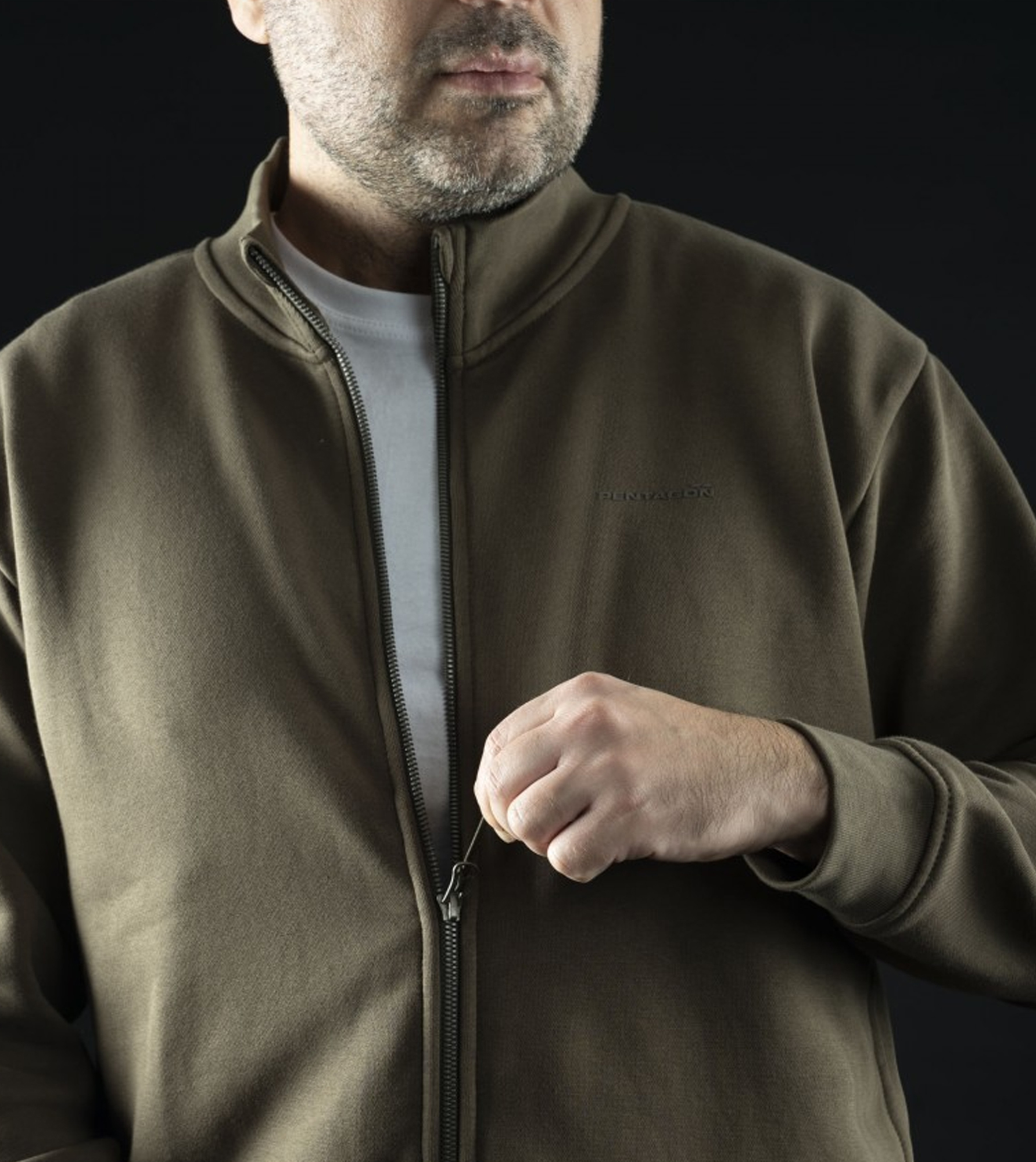 Pentagon Highneck Sweater (Fleece Pullover mit hohem Kragen)