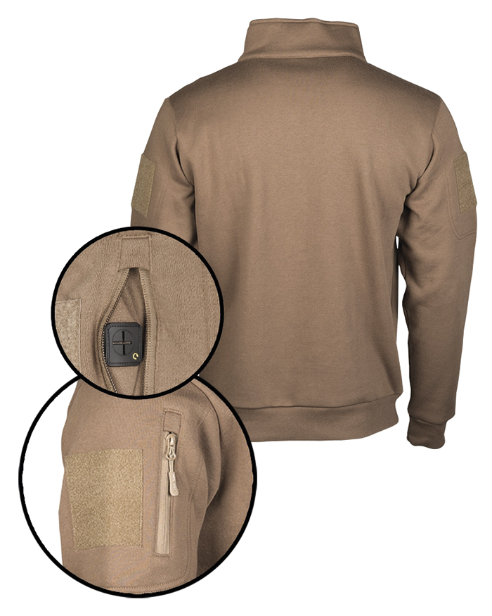 Mil-Tec Tactical Sweat-Shirt mit Zipper