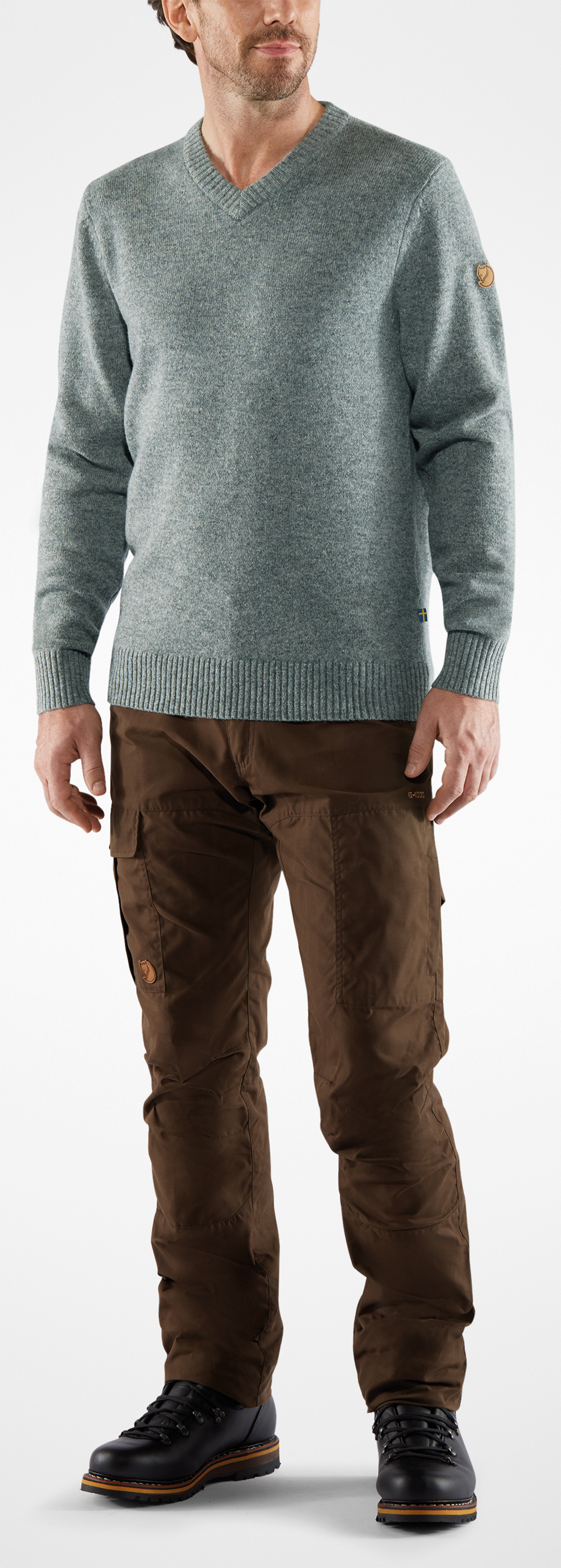 Fjällräven Övik V-Neck Sweater (Pullover)
