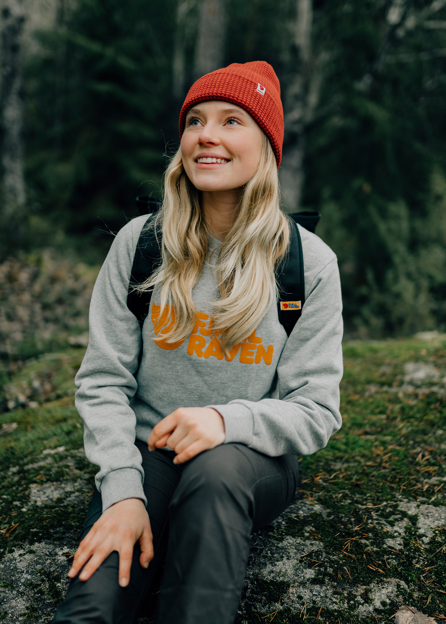 Fjällräven Logo Felpa-Jersey Women Sweater