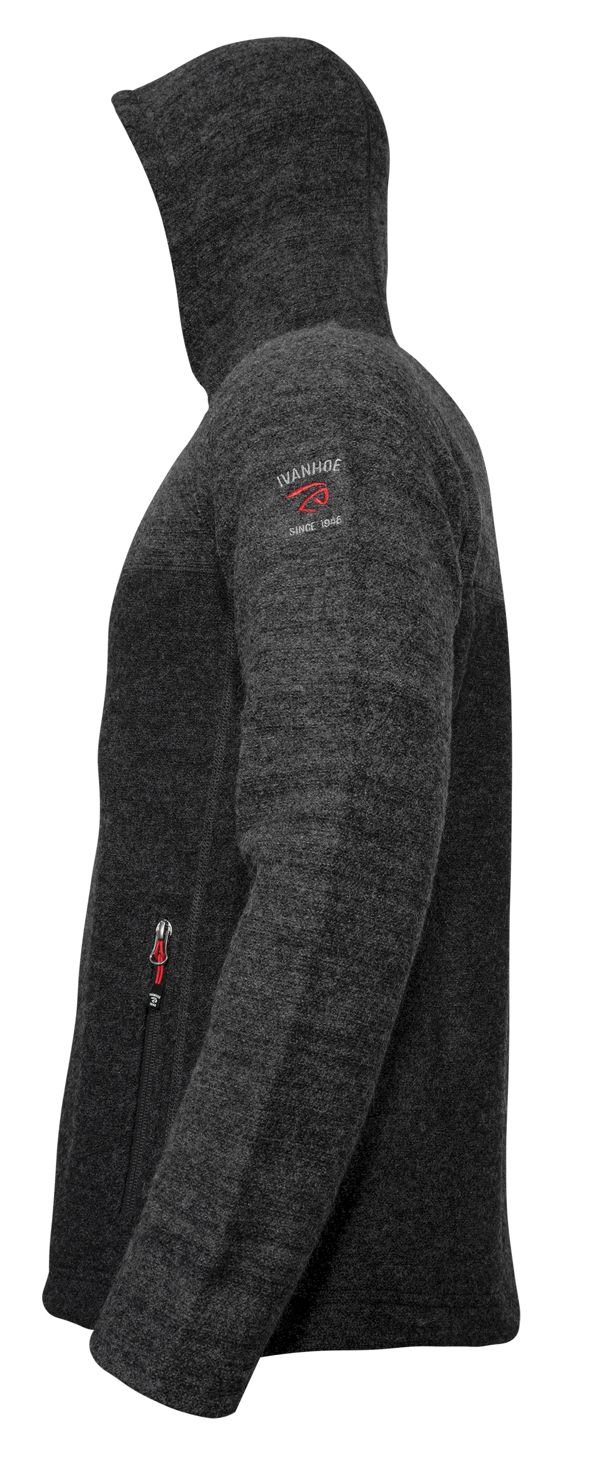 Ivanhoe Joel Kapuzenjacke aus Wolle mit Reißverschluß