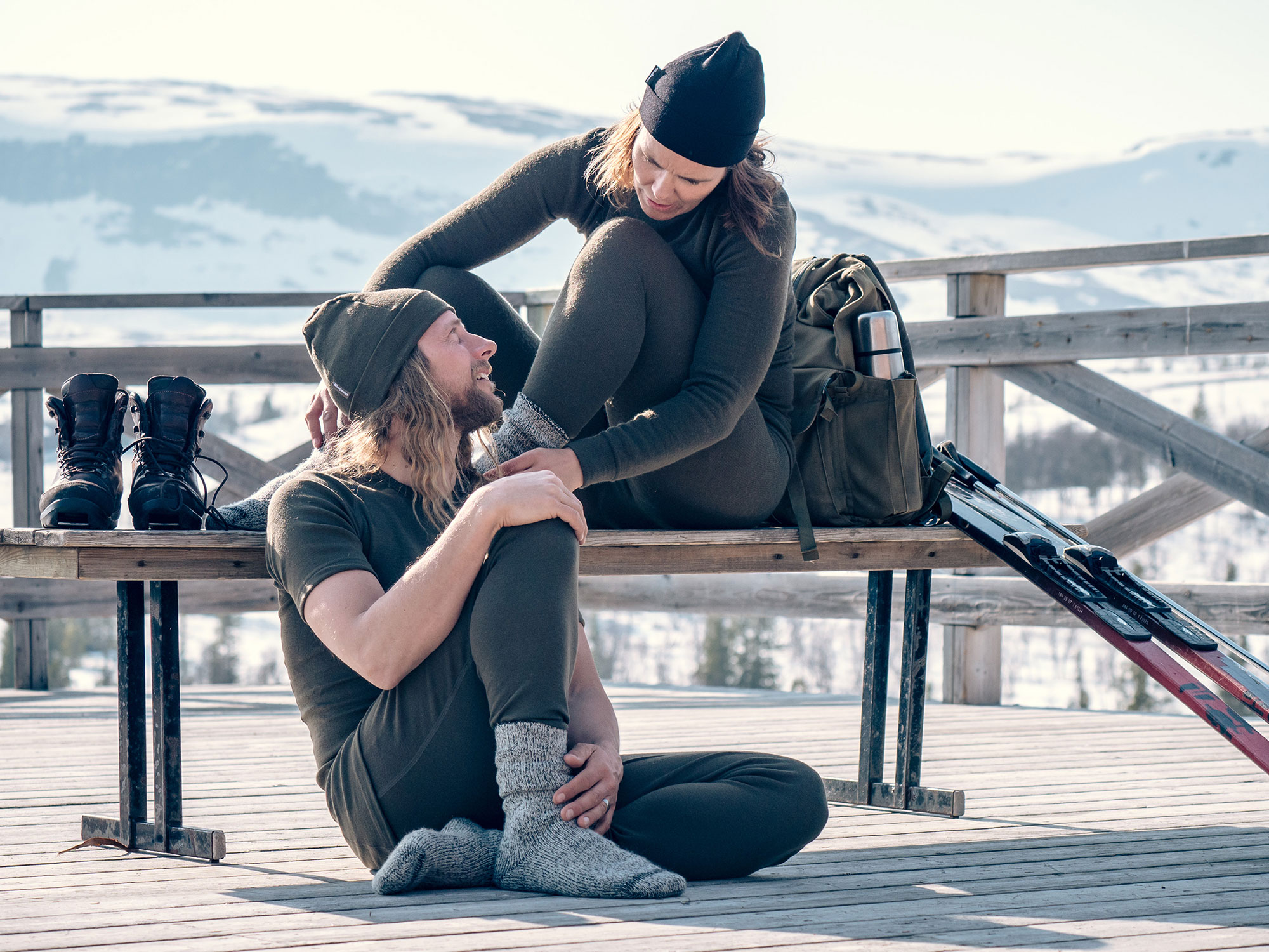 Woolpower Unterhose lang 200 ohne Eingriff