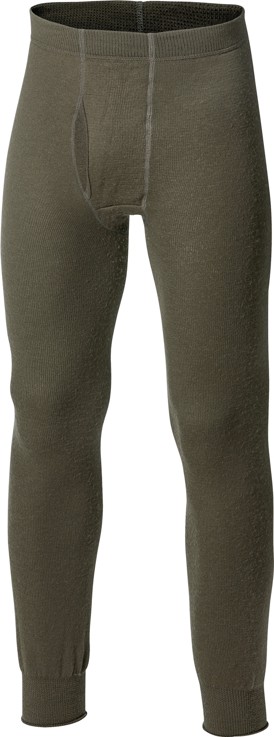 Woolpower Unterhose Lang mit Eingriff 400 Pine Green