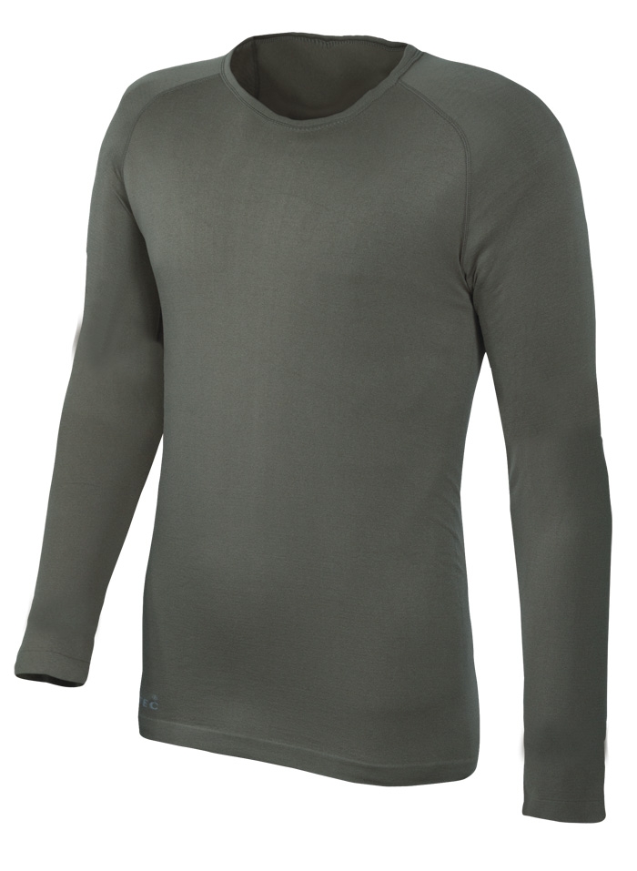 Sports Langarmshirt-Oliv