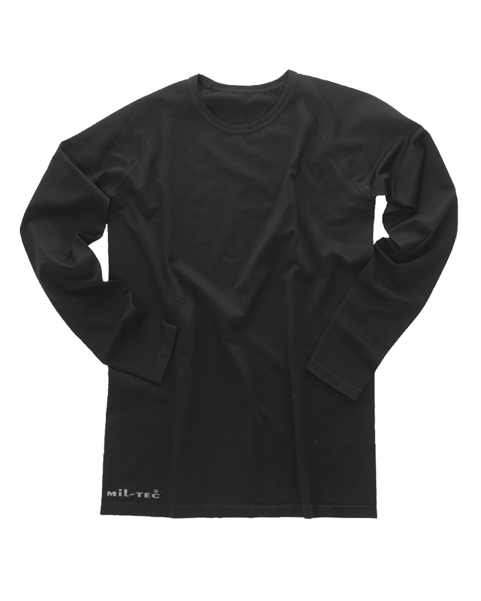 Sports Langarmshirt-Schwarz