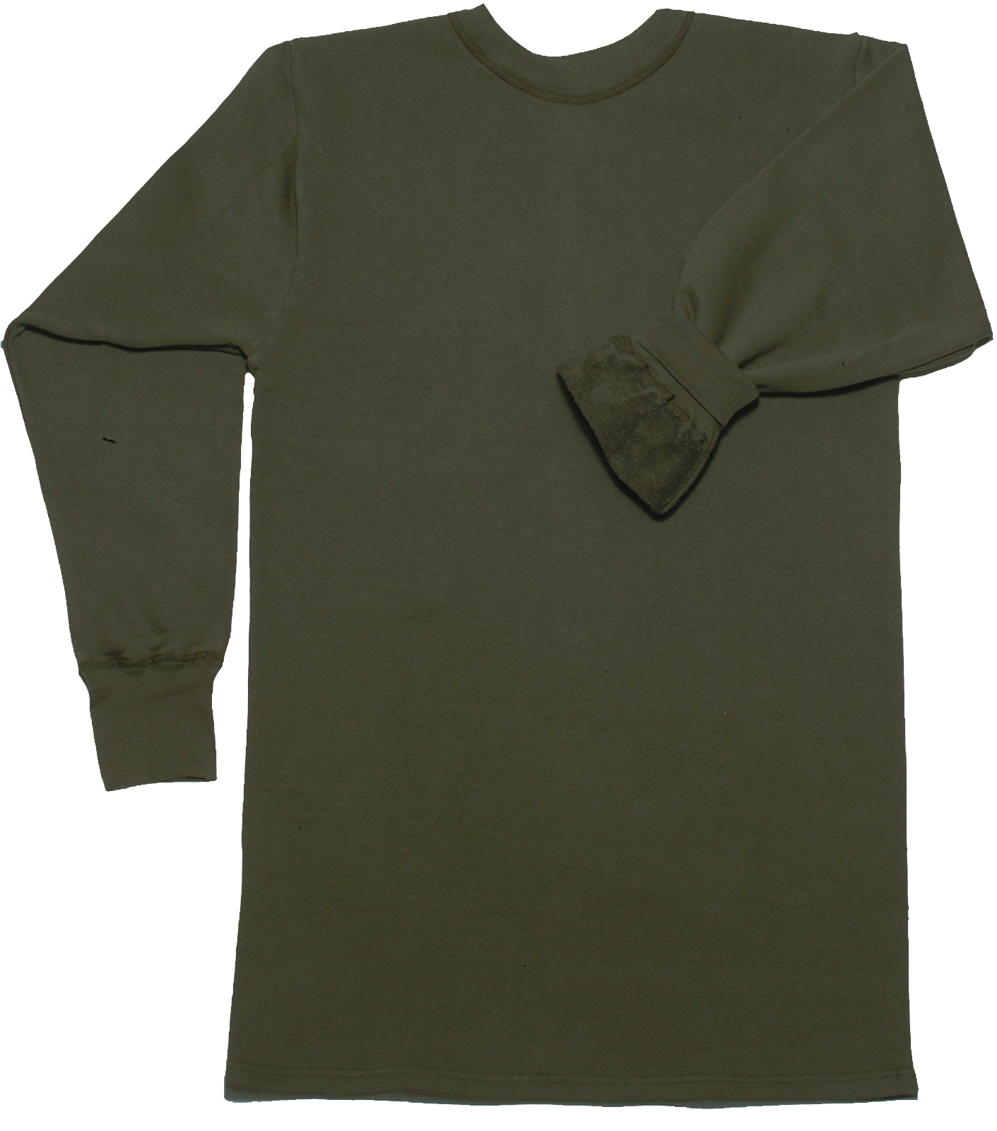 BW Winter Unterhemd Plüsch dunkel oliv