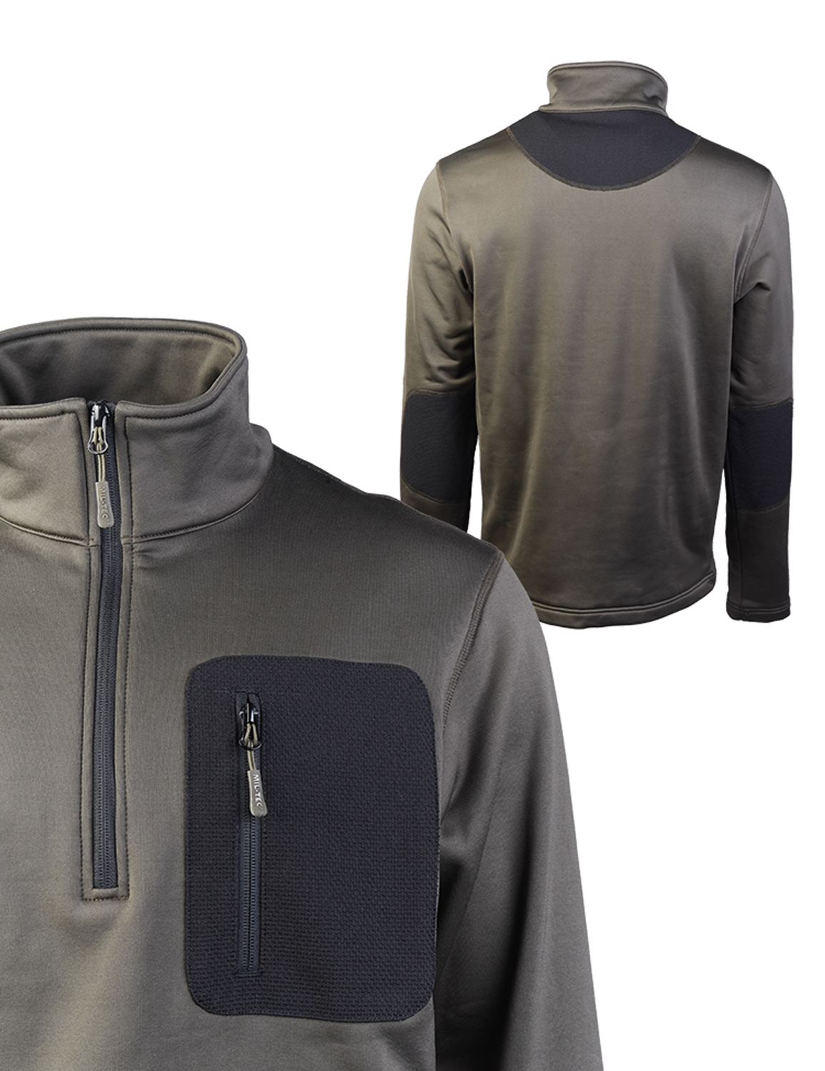 Mil-Tec - Zip- Pullover aus Thermo- Fleece