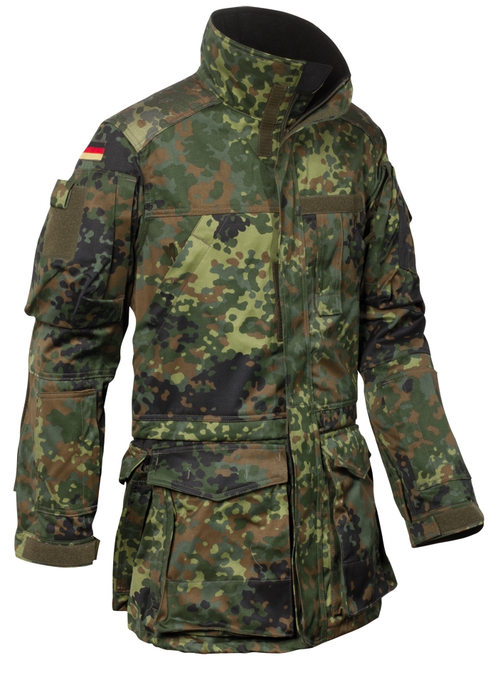 BW Einsatzkampfjacke Lang Flecktarn