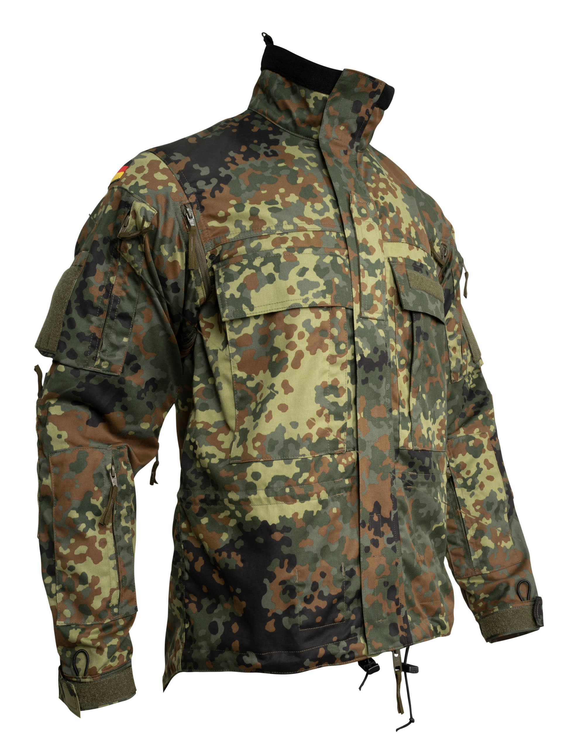 BW Leo Köhler Einsatzkampfjacke KBS kurz Flecktarn