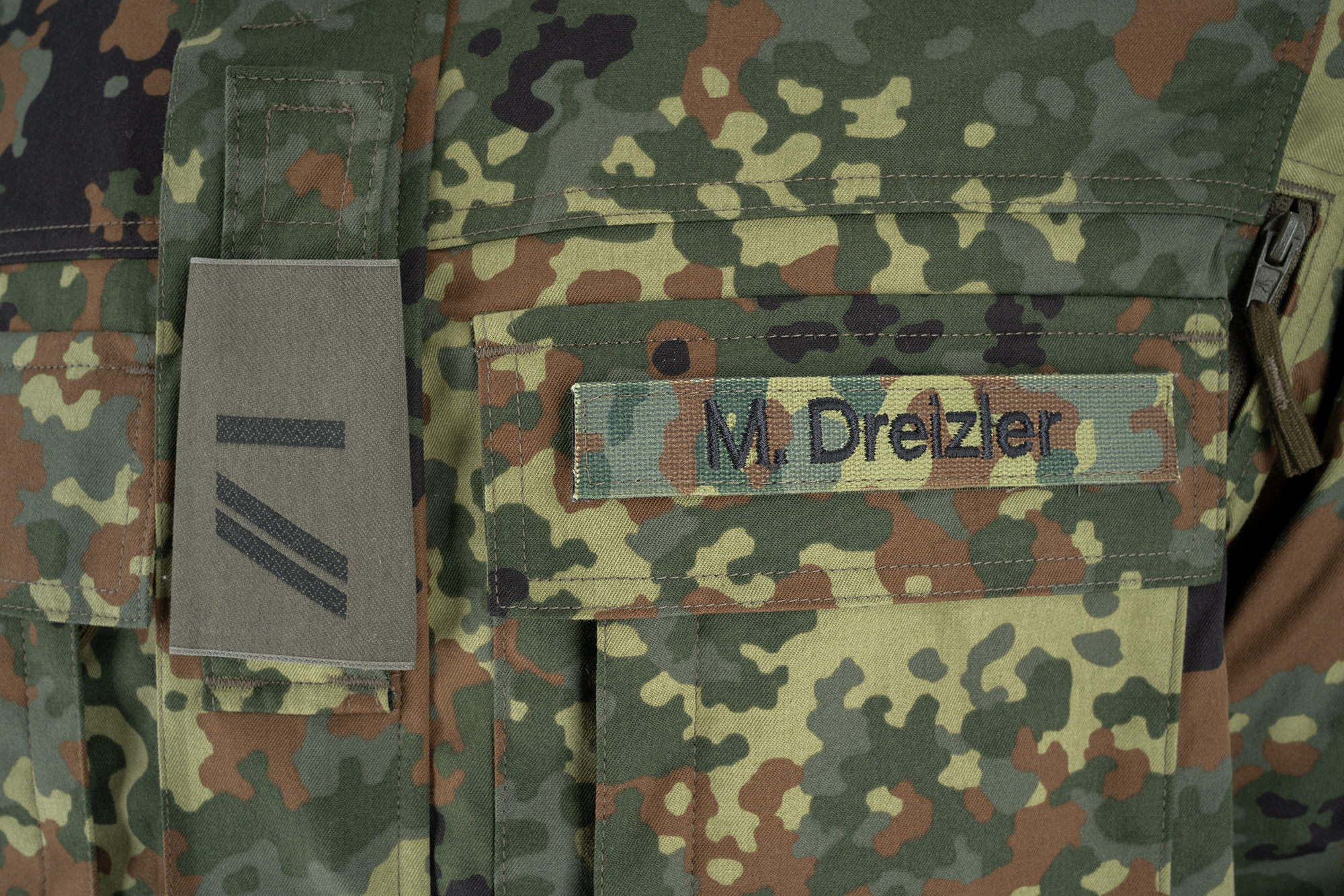 BW Leo Köhler Einsatzkampfjacke KBS lang Flecktarn