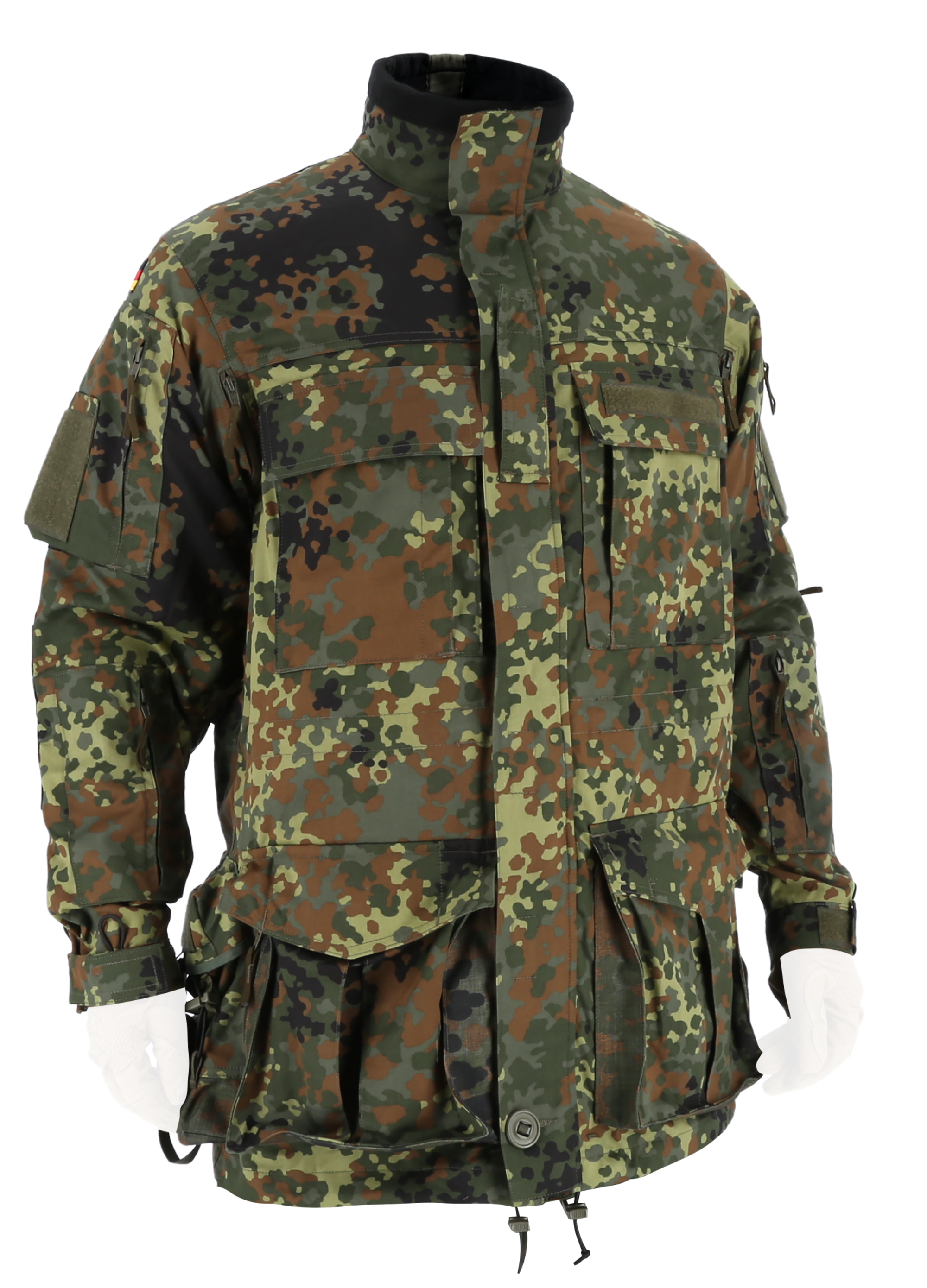 BW Leo Köhler Einsatzkampfjacke KBS lang Flecktarn