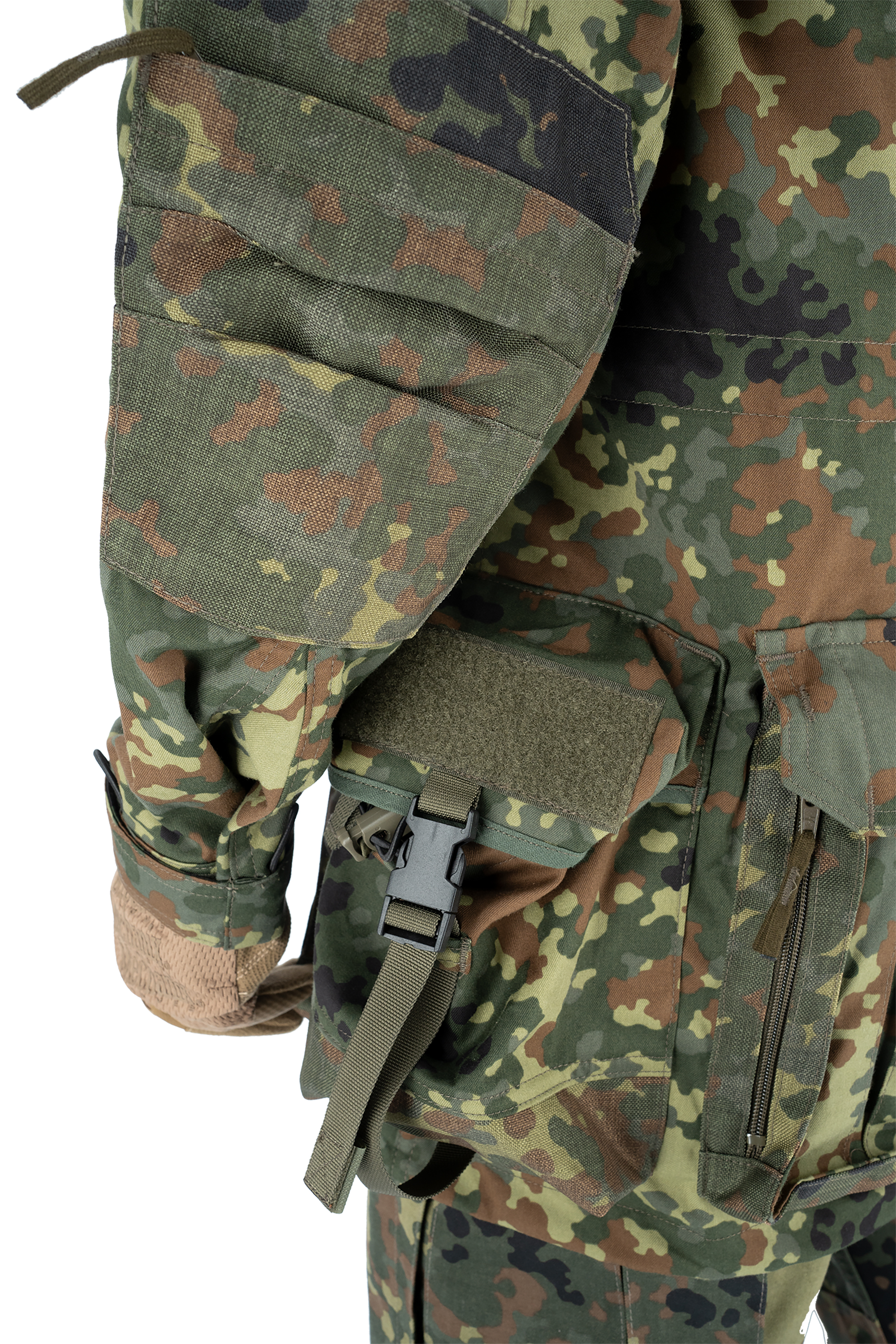 BW Leo Köhler Einsatzkampfjacke KBS lang Flecktarn