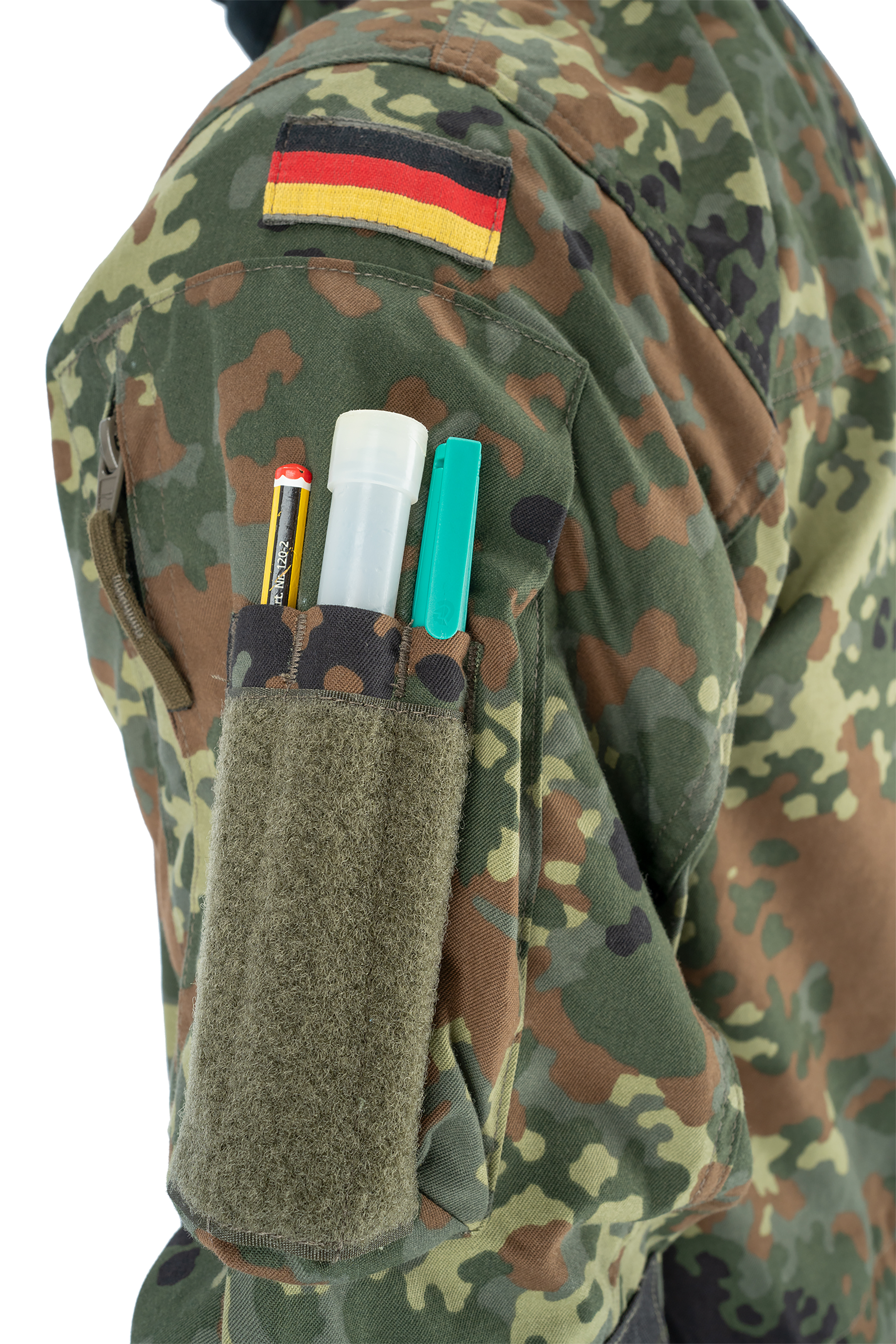 BW Leo Köhler Einsatzkampfjacke KBS lang Flecktarn