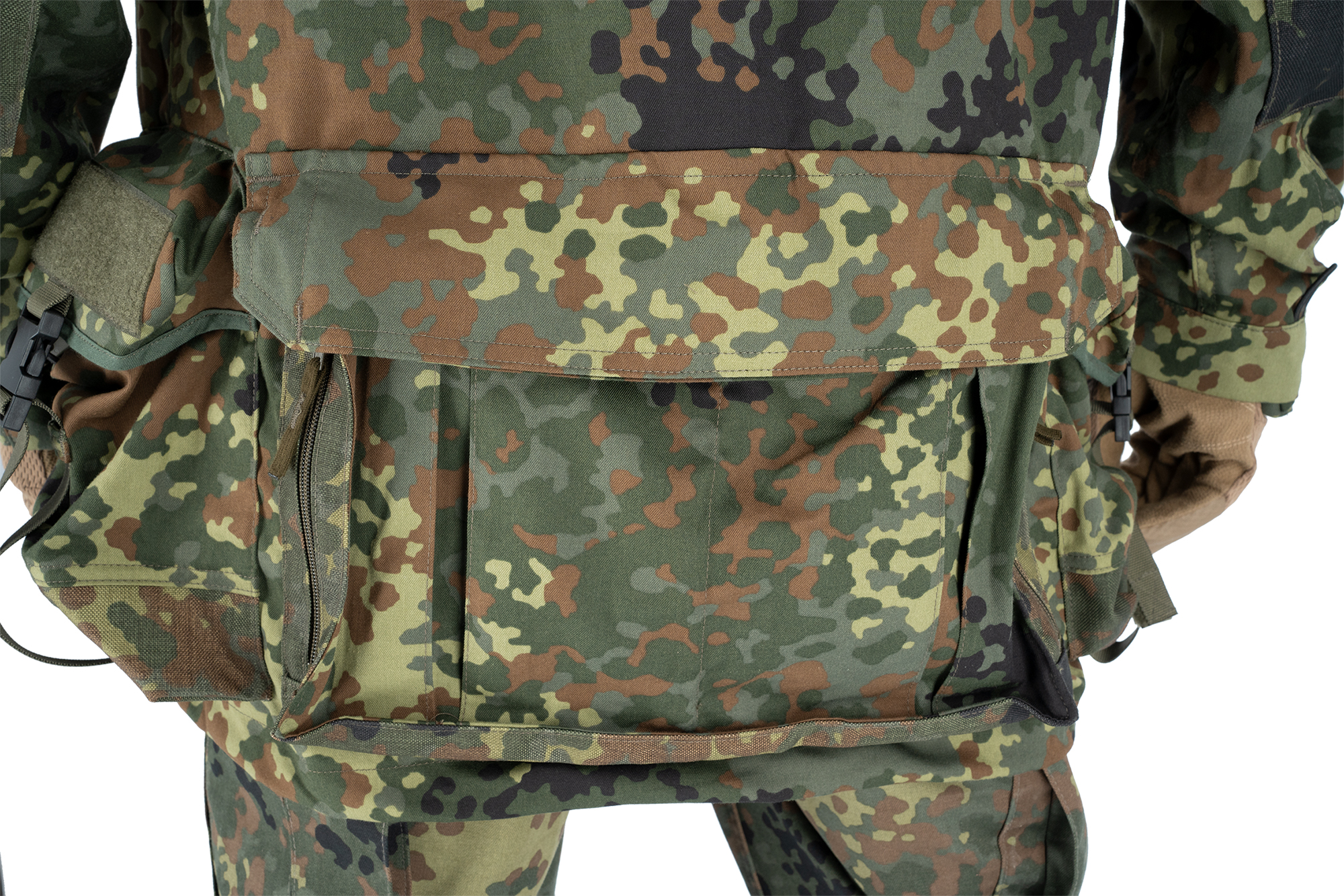 BW Leo Köhler Einsatzkampfjacke KBS lang Flecktarn