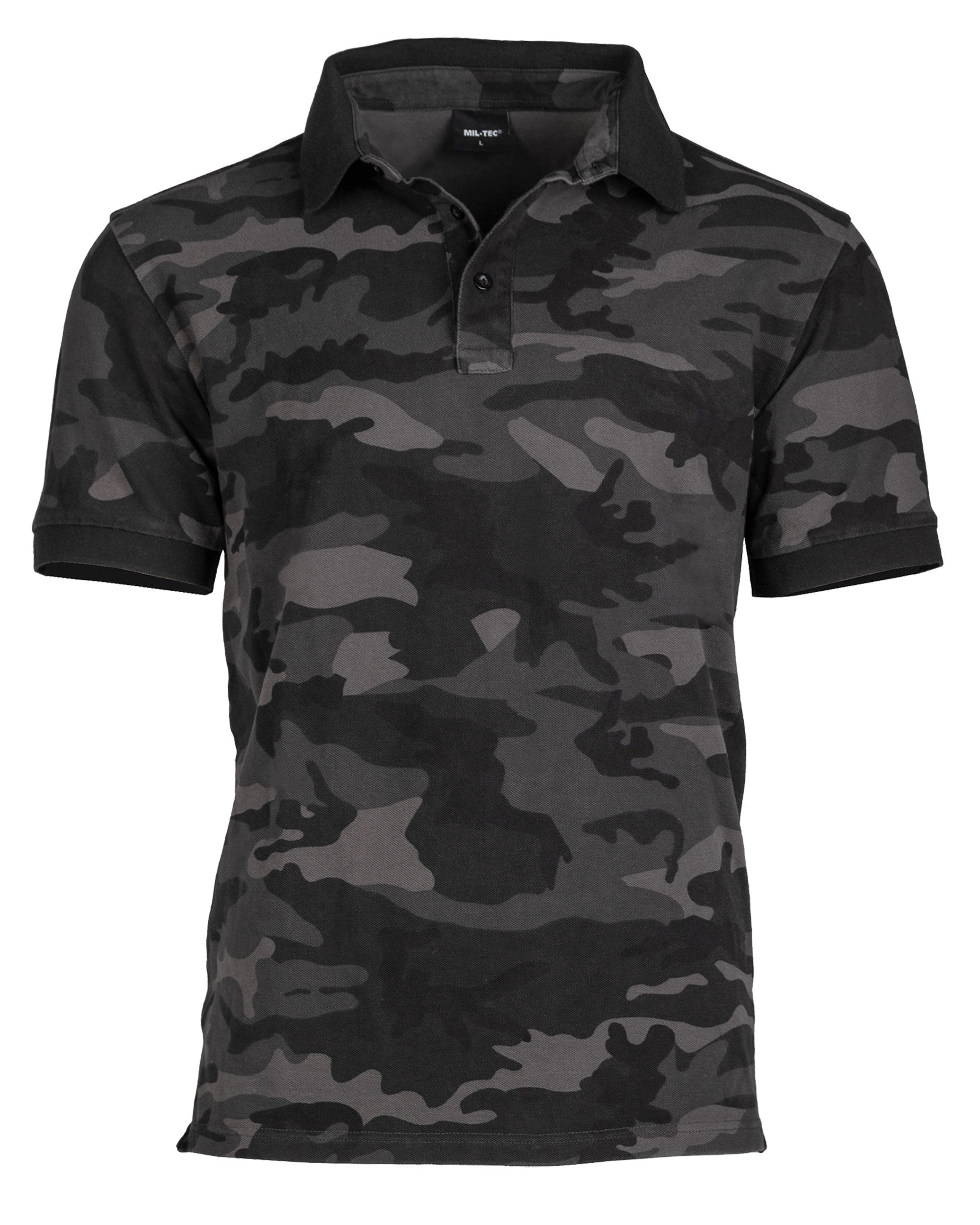 Mil-Tec Polo-Shirt Prewash Co.Pikee Camouflage