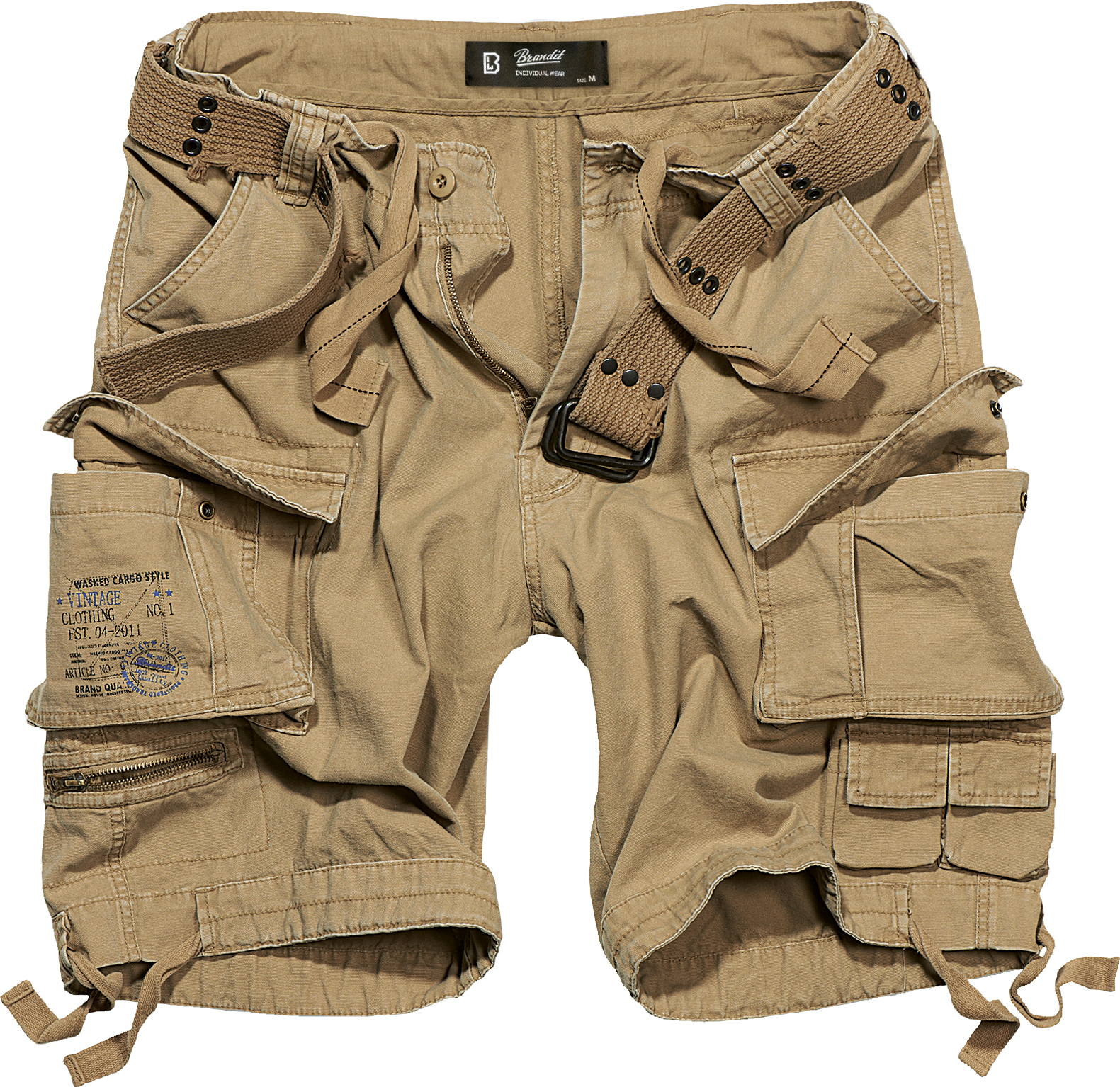Brandit Savage Vintage Shorts (inlusive Gürtel)