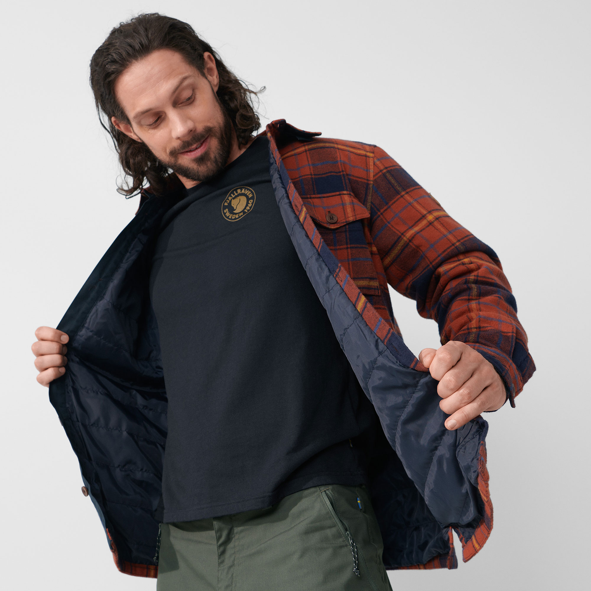 Fjällräven Övik Lite Padded Shirt Männer Flanellhemd