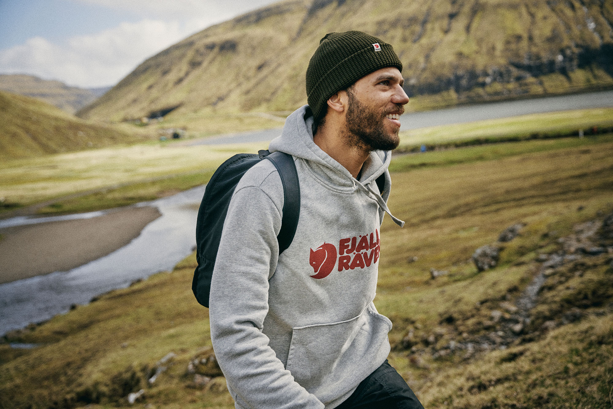 Fjällräven LOGO Hoodie Kapuzen Sweatshirt