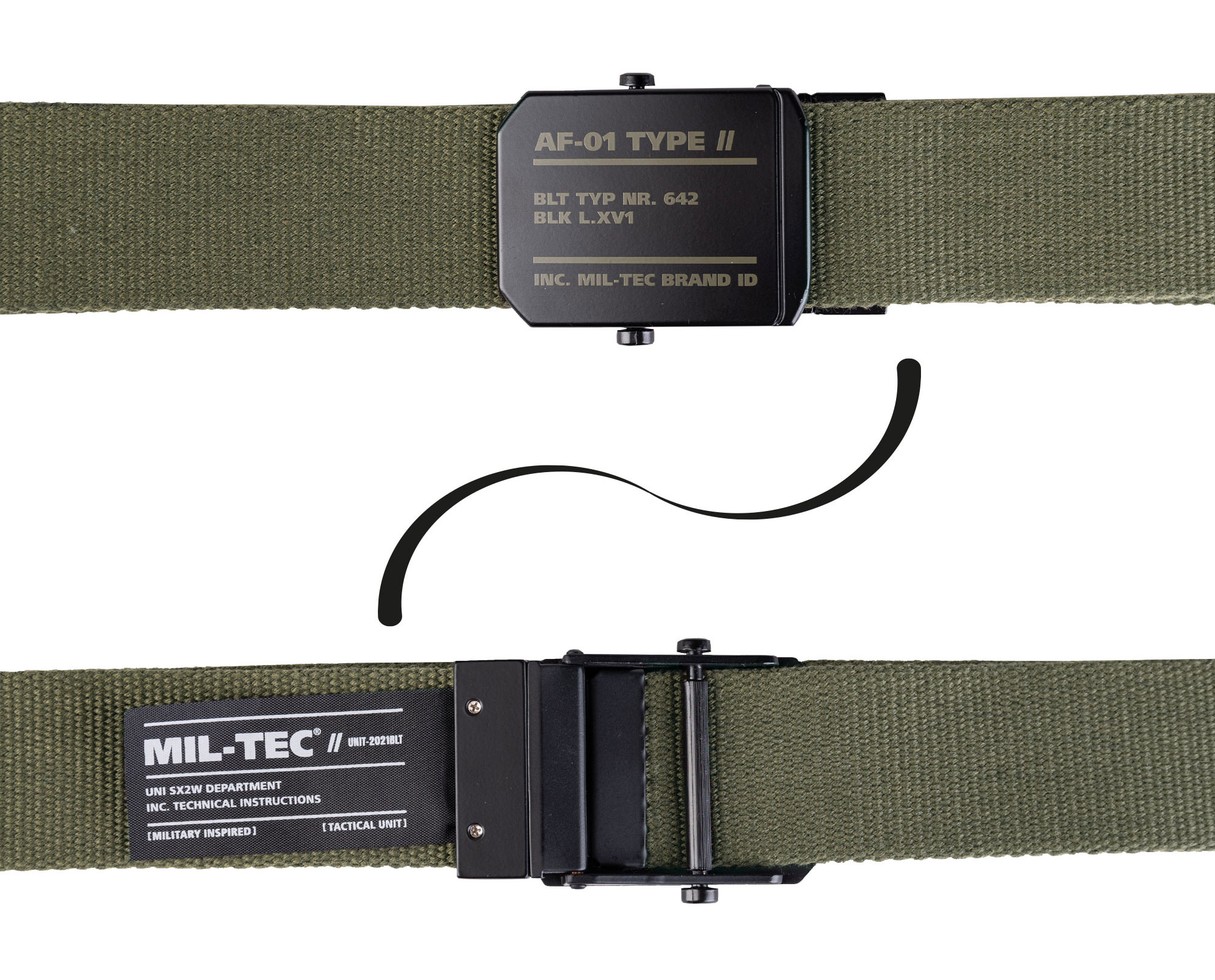 Mil-Tec Gürtel AF-01 40mm (Einsatz-Gürtel)