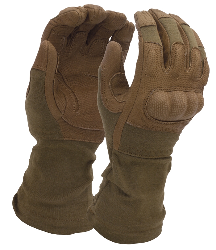 Mil-Tec Action Gloves Flammhemmend mit Stulpe