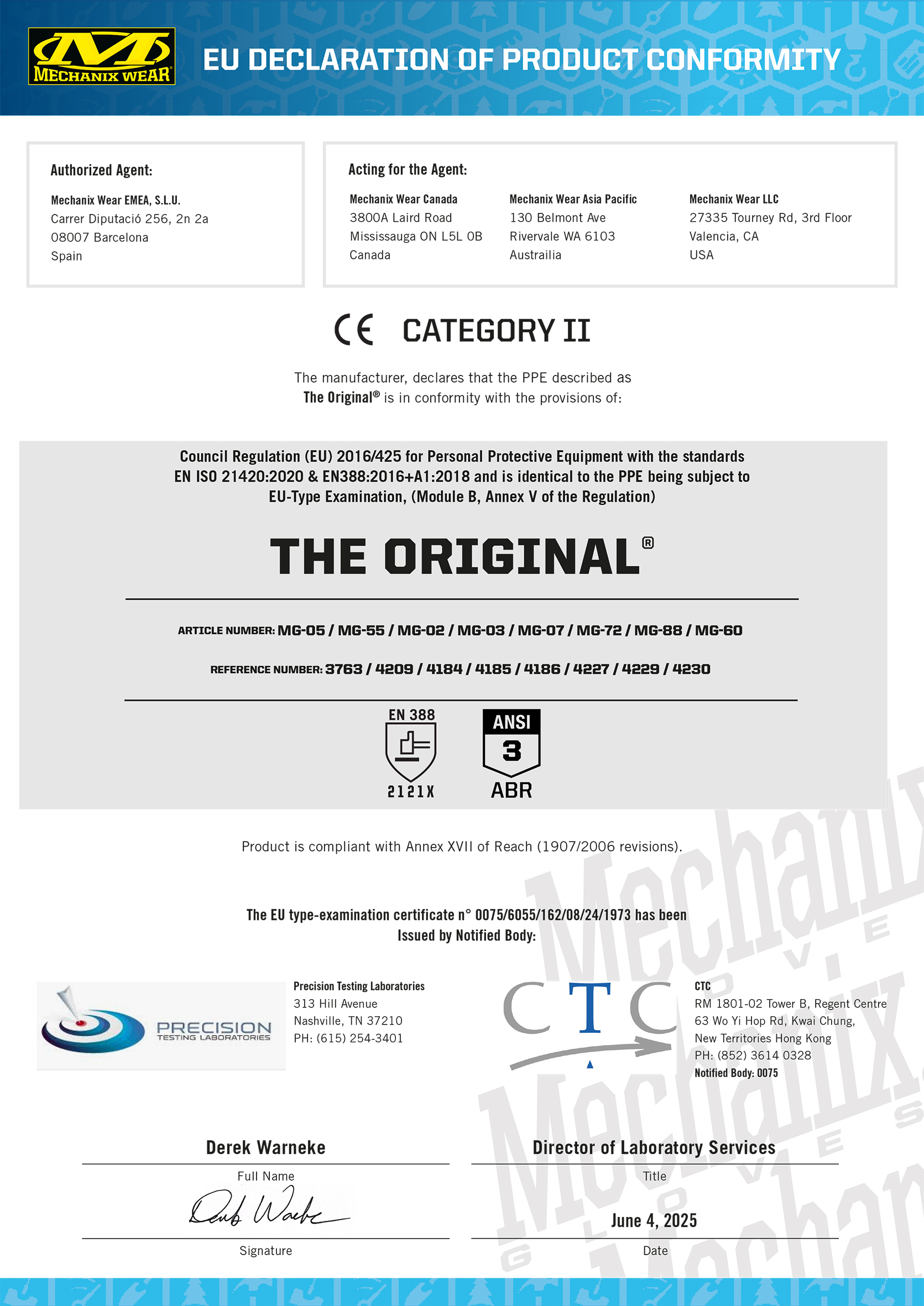 Handschuhe Mechanix Original Coyote GEN 3