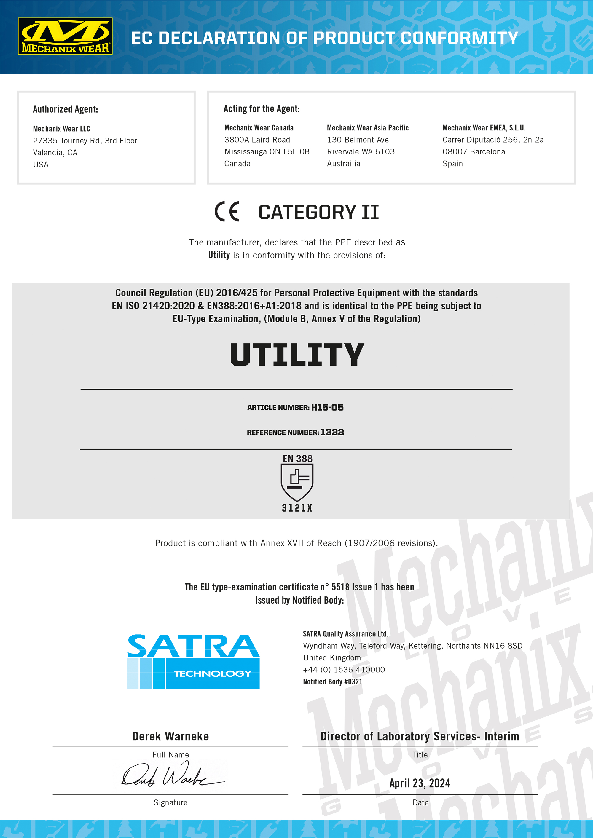 Handschuhe Mechanix Utility Schwarz