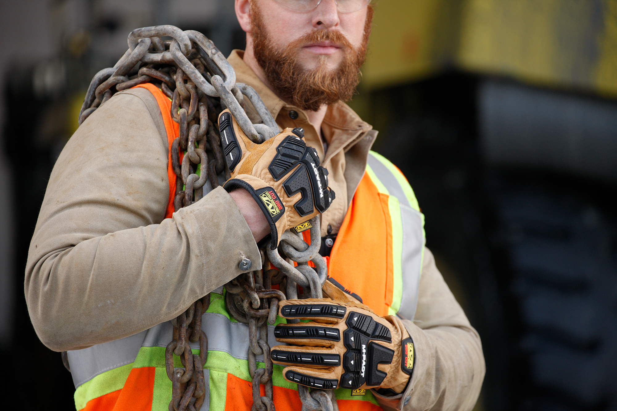 Handschuhe Mechanix DuraHide M-Pact Driver F9-360