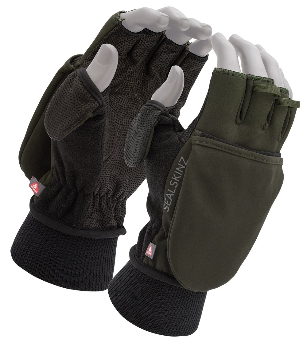 SealSkinz Windproof Cold Weather Convertible Mitten Handschuh