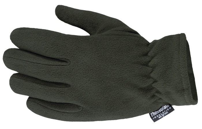 Thermo Handschuhe Fleece Thinsulate Oliv