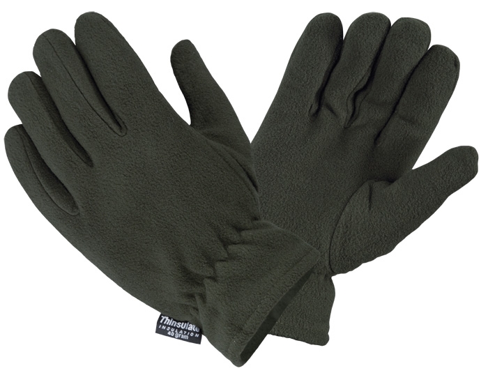 Thermo Handschuhe Fleece Thinsulate Oliv