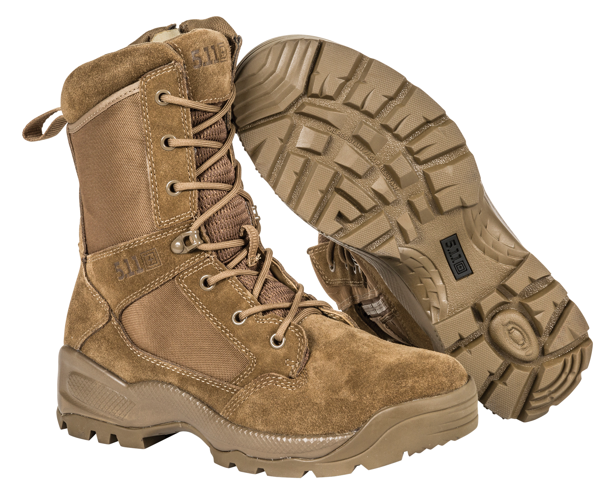 5.11 Tactical A.T.A.C. 2.0 8" Side Zip Einsatzstiefel Desert