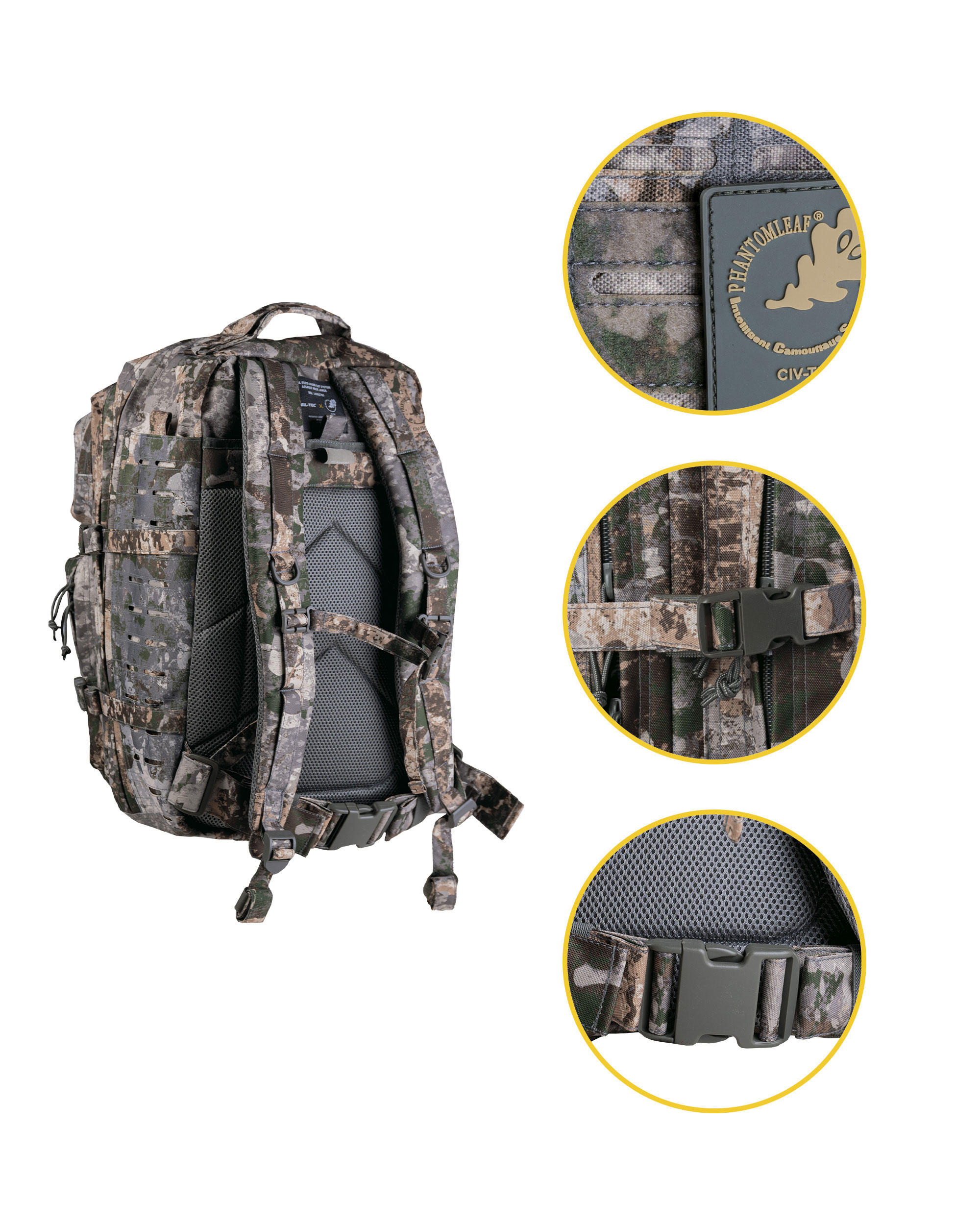 US Assault Pack Jump LG Laser Cut Phantomleaf WASP I