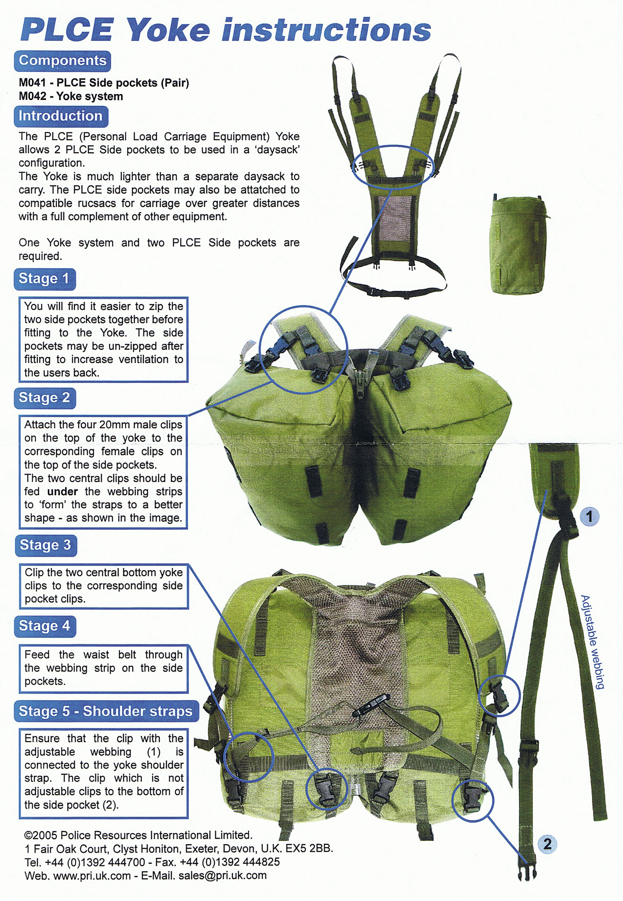 Karrimor PLCE Yoke System