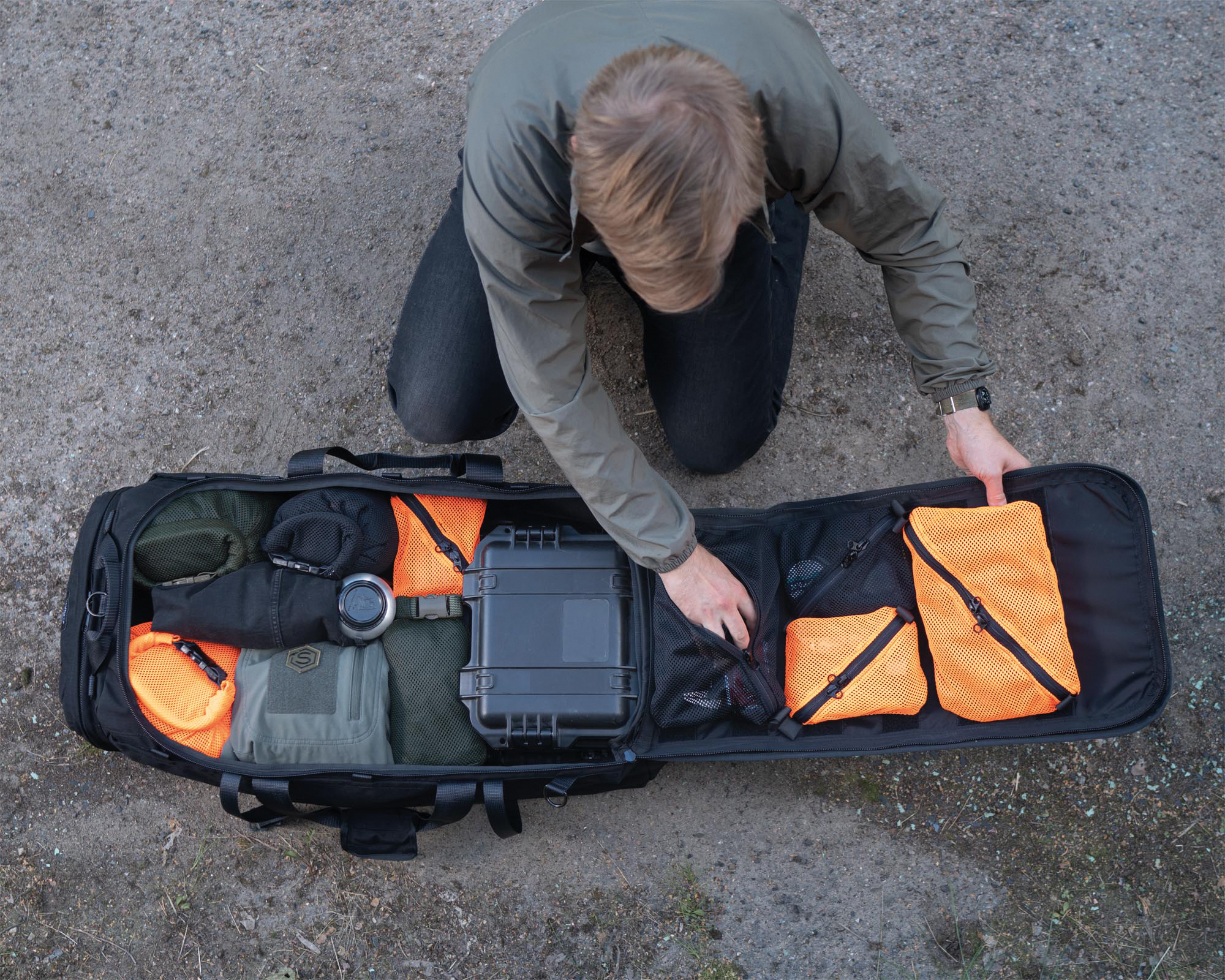 Savotta Trinket Pouch Netztasche 15 x 20 cm