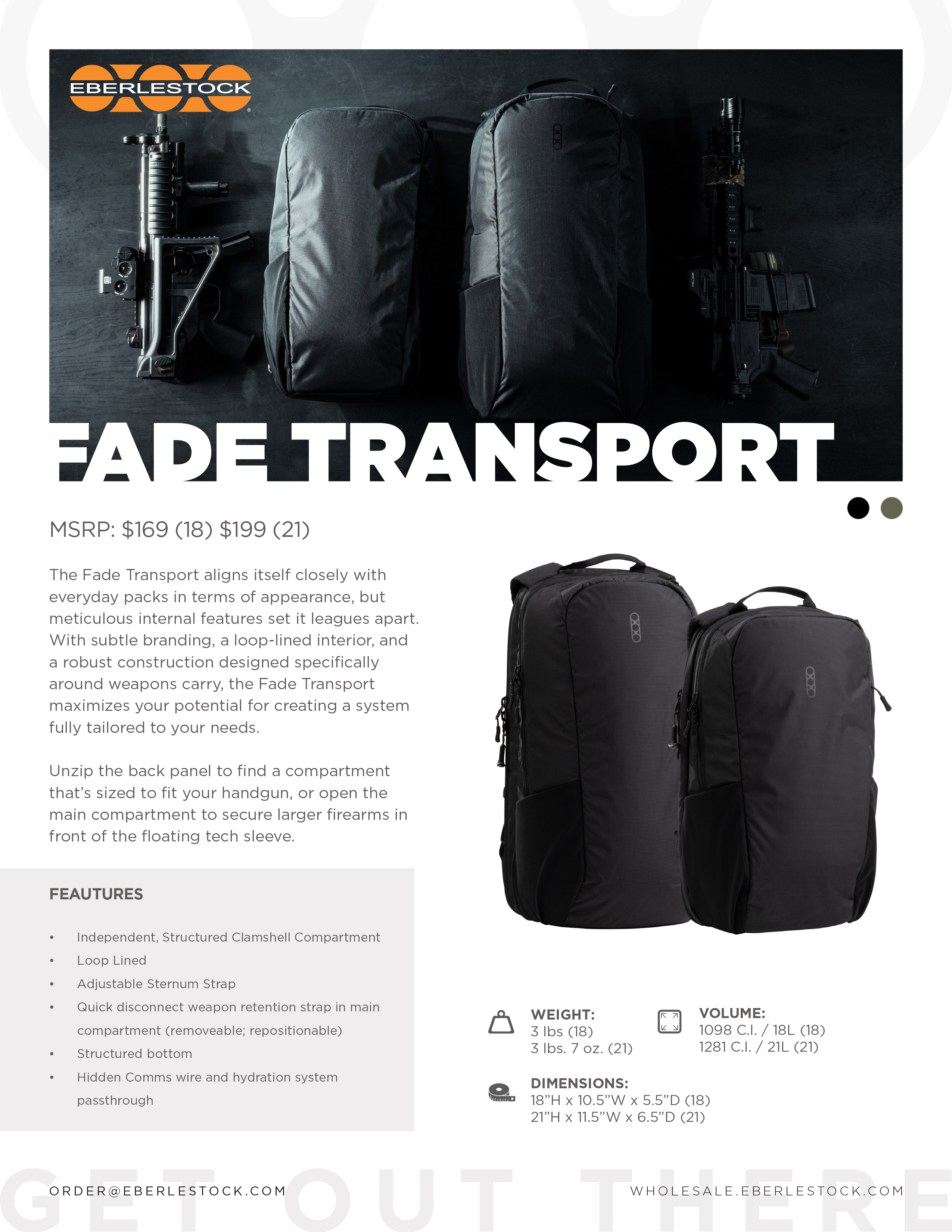 Eberlestock Fade Transport 18 (Rucksack)