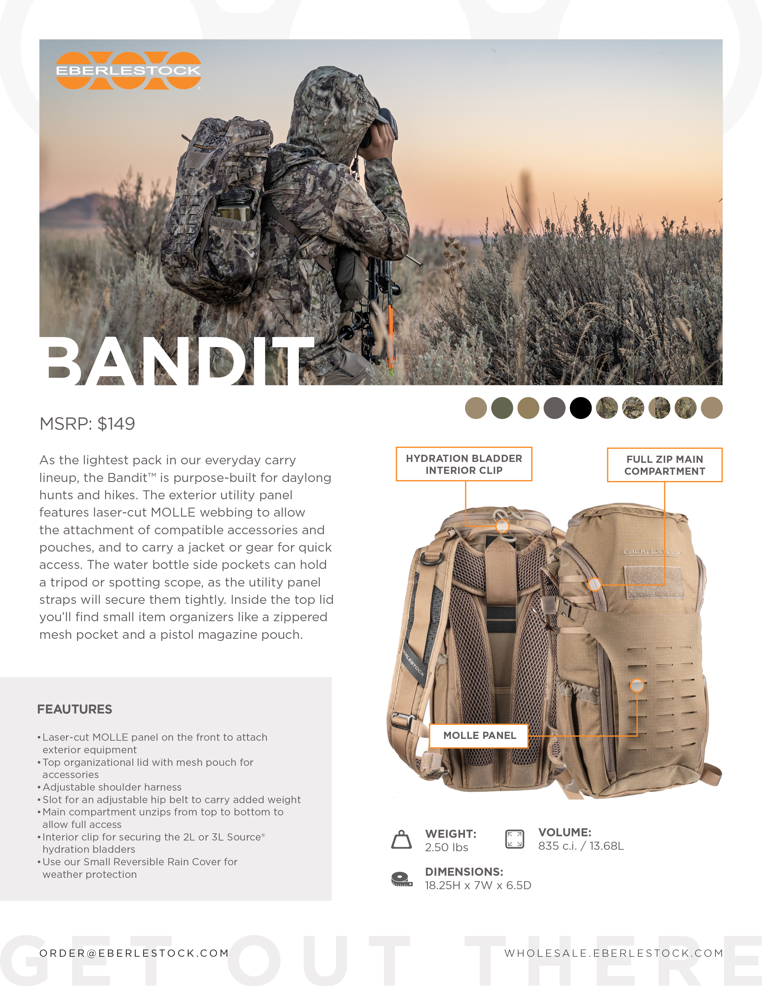 Eberlestock Bandit Pack Camouflage (Rucksack)