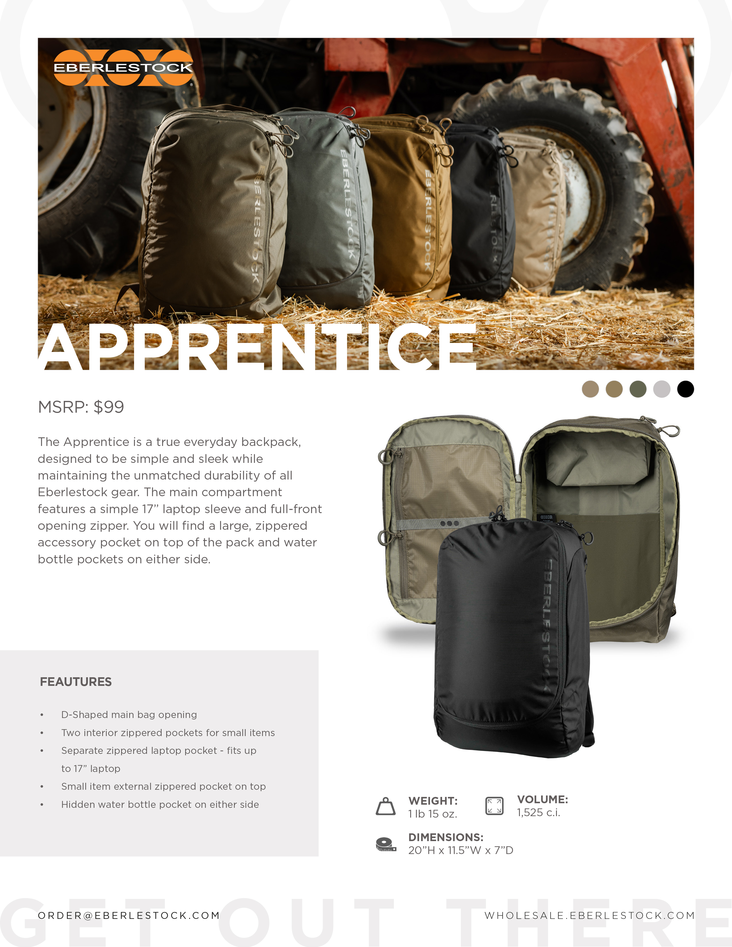 Eberlestock T4 Apprentice Pack (leichter EDC Rucksack)