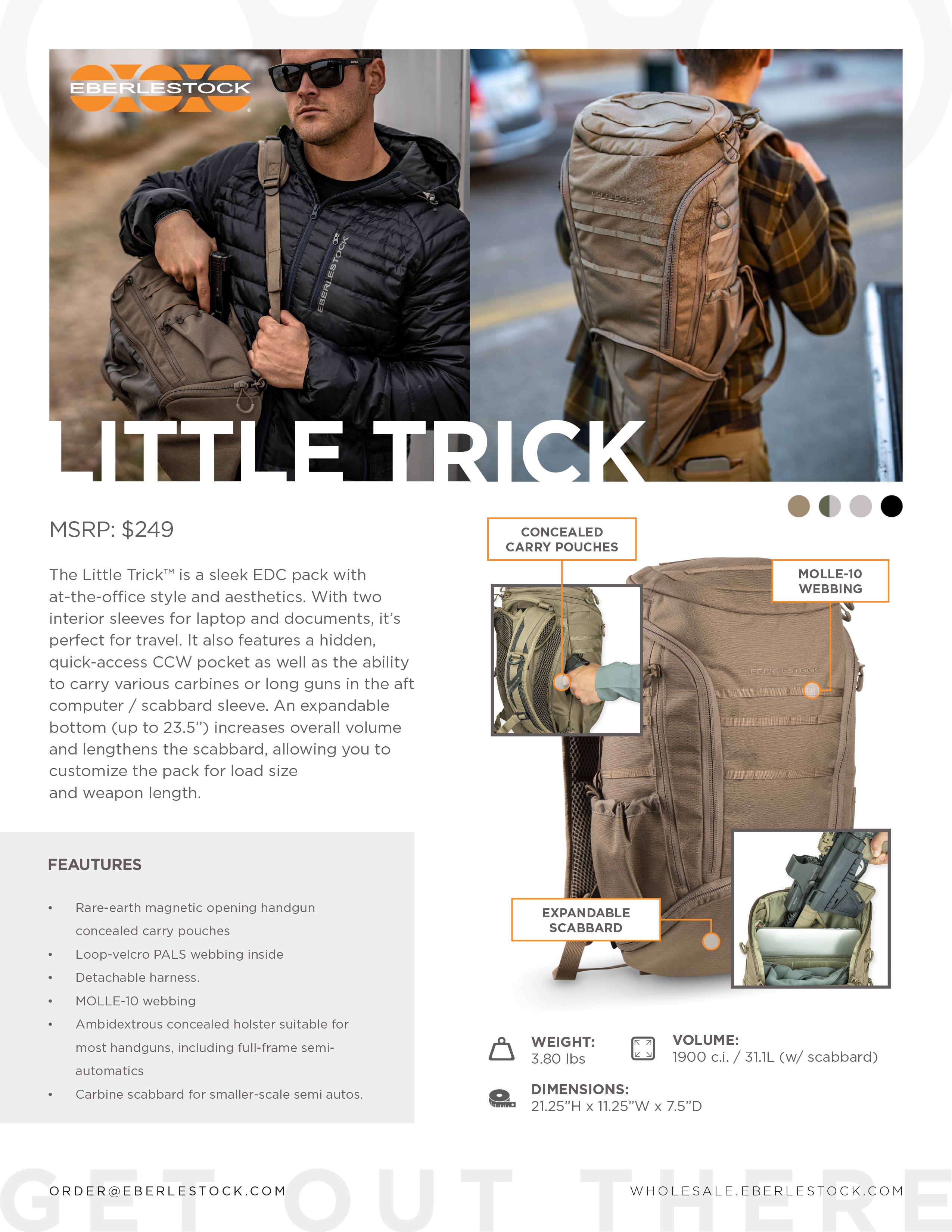 Eberlestock Little Trick Pack (EDC Rucksack)