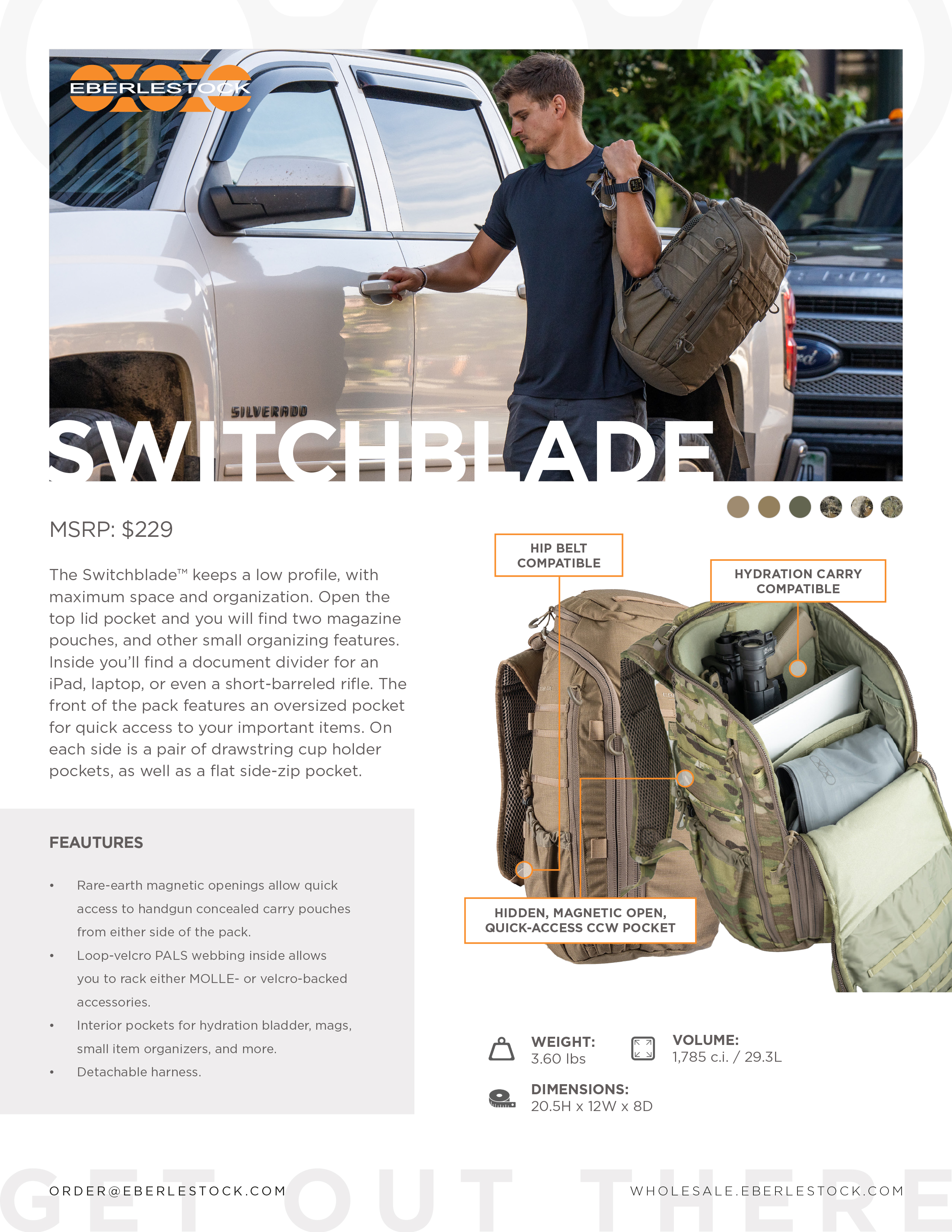 Eberlestock Switchblade Pack (Rucksack)