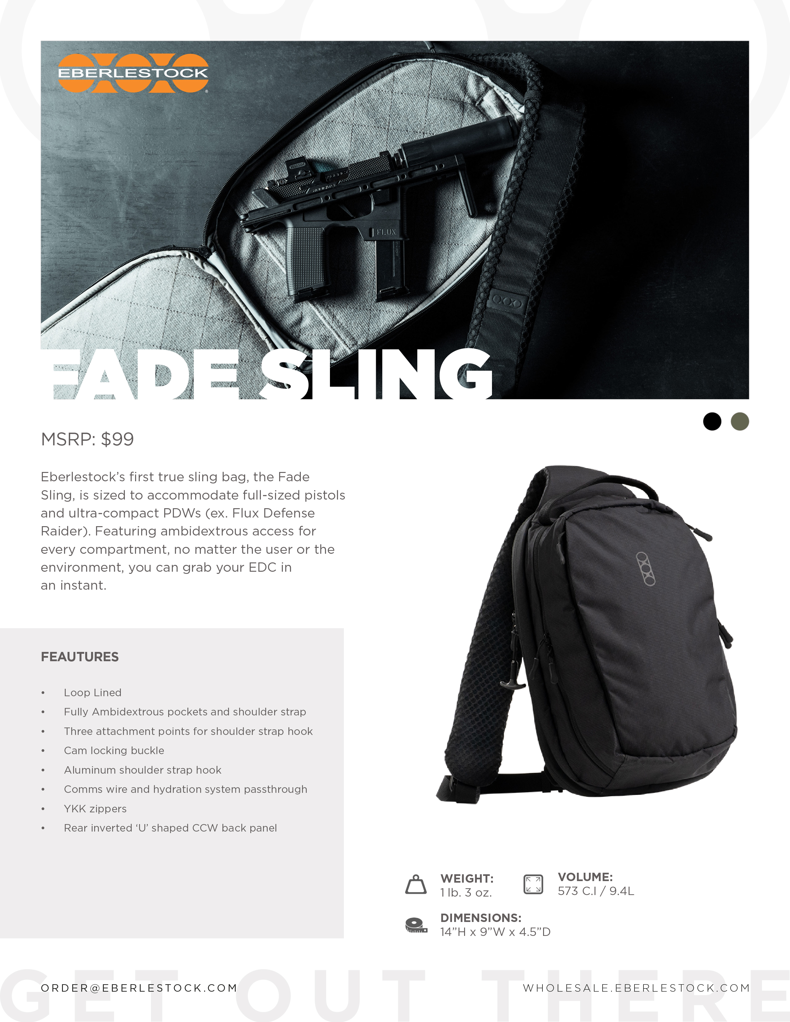 Eberlestock Fade Sling (EDC Slingbag)