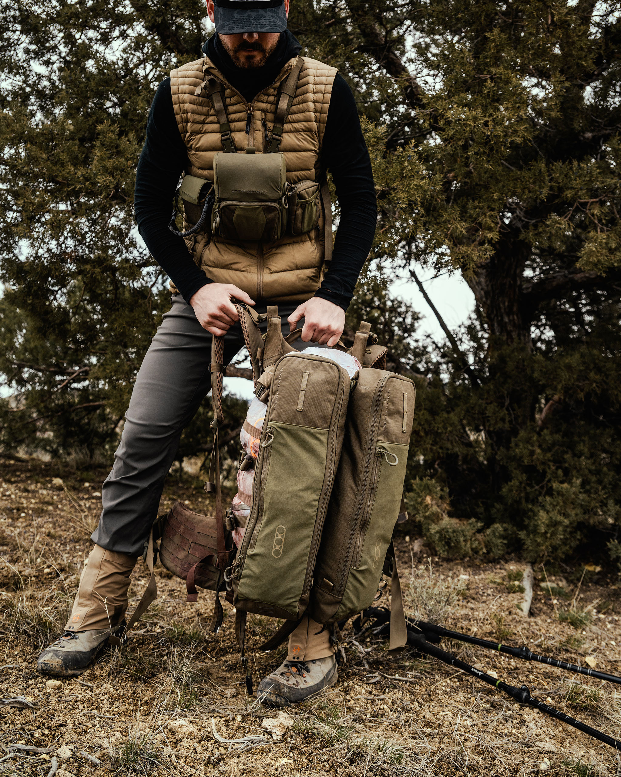 Eberlestock - A6SB Batwing 550 Camo (11,5L Erweiterungs-Tasche Rucksack)