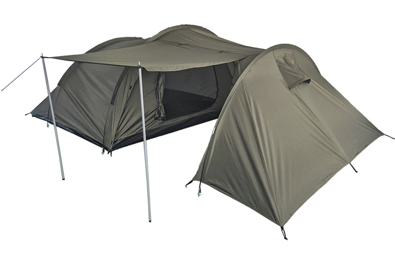 Mil-Tec 4-Personenzelt mit Stauraum 2,50 x 4,20 M