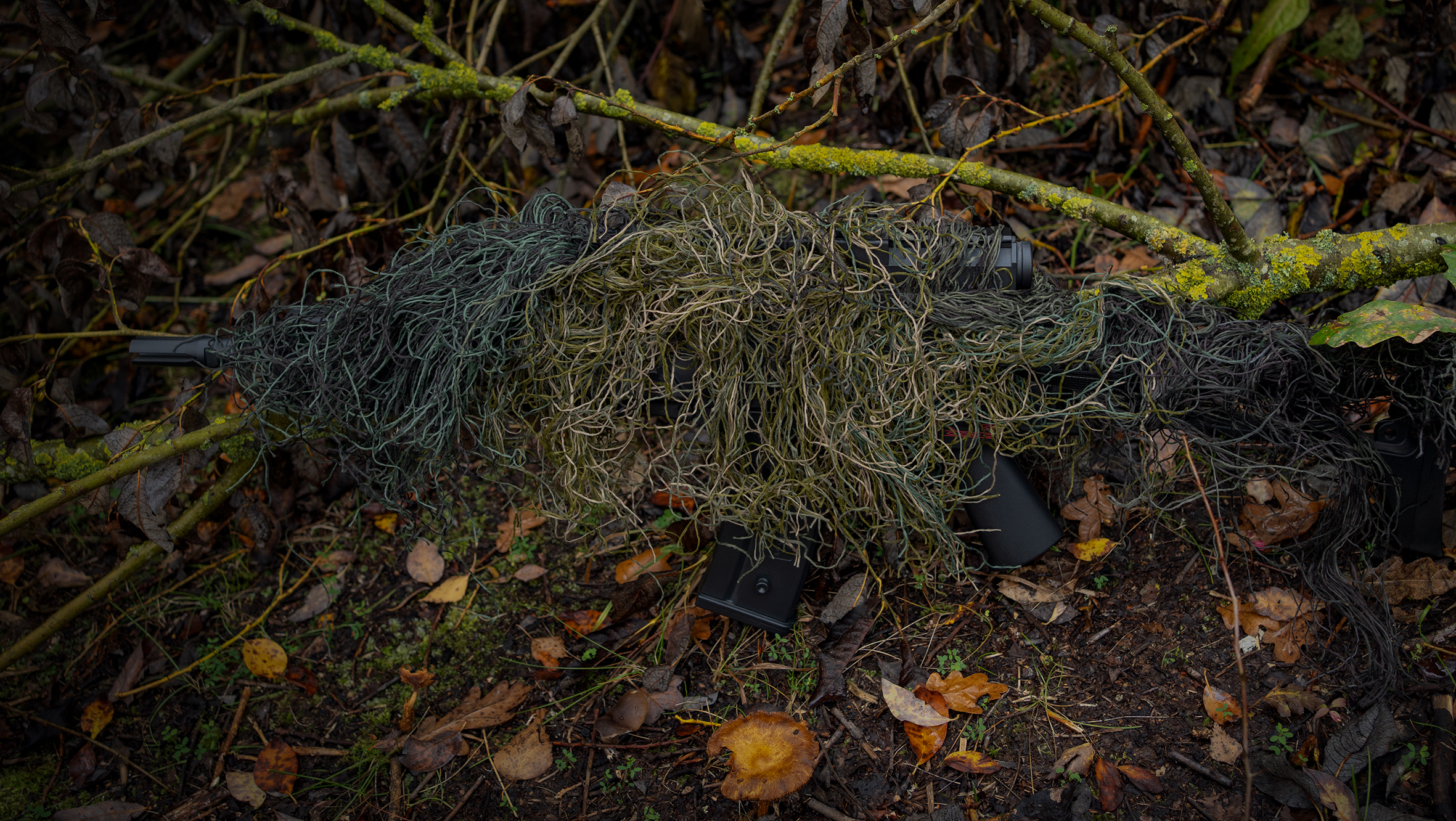 MFH - Tarnzug Ghillie woodland (Set, 4-teilig)