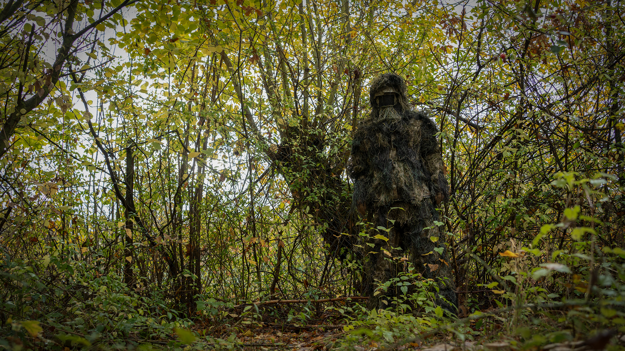 MFH - Tarnzug Ghillie woodland (Set, 4-teilig)