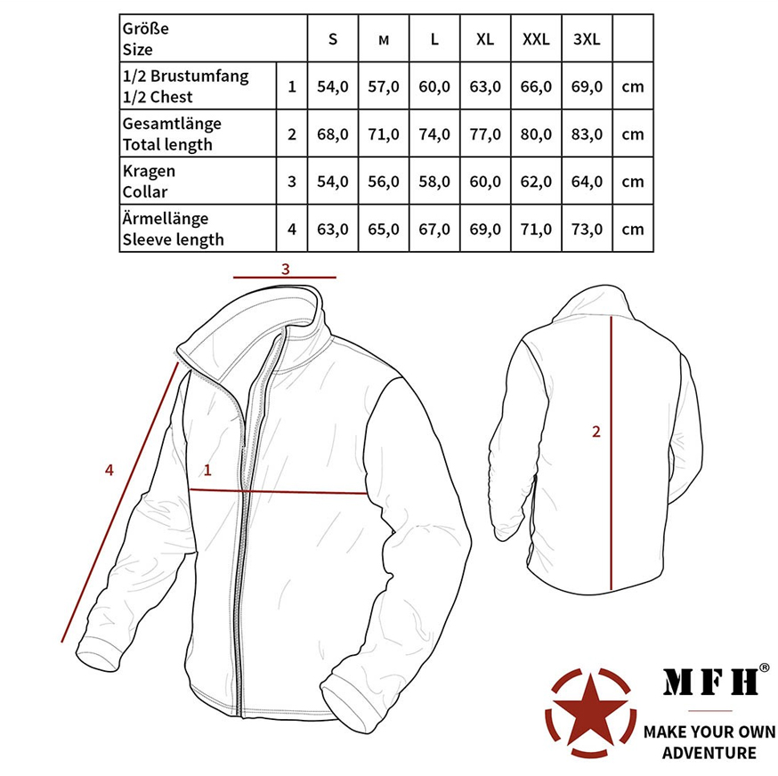 MFH - Softshell Jacke "Scorpion" (Wind- und Nässeschutz)