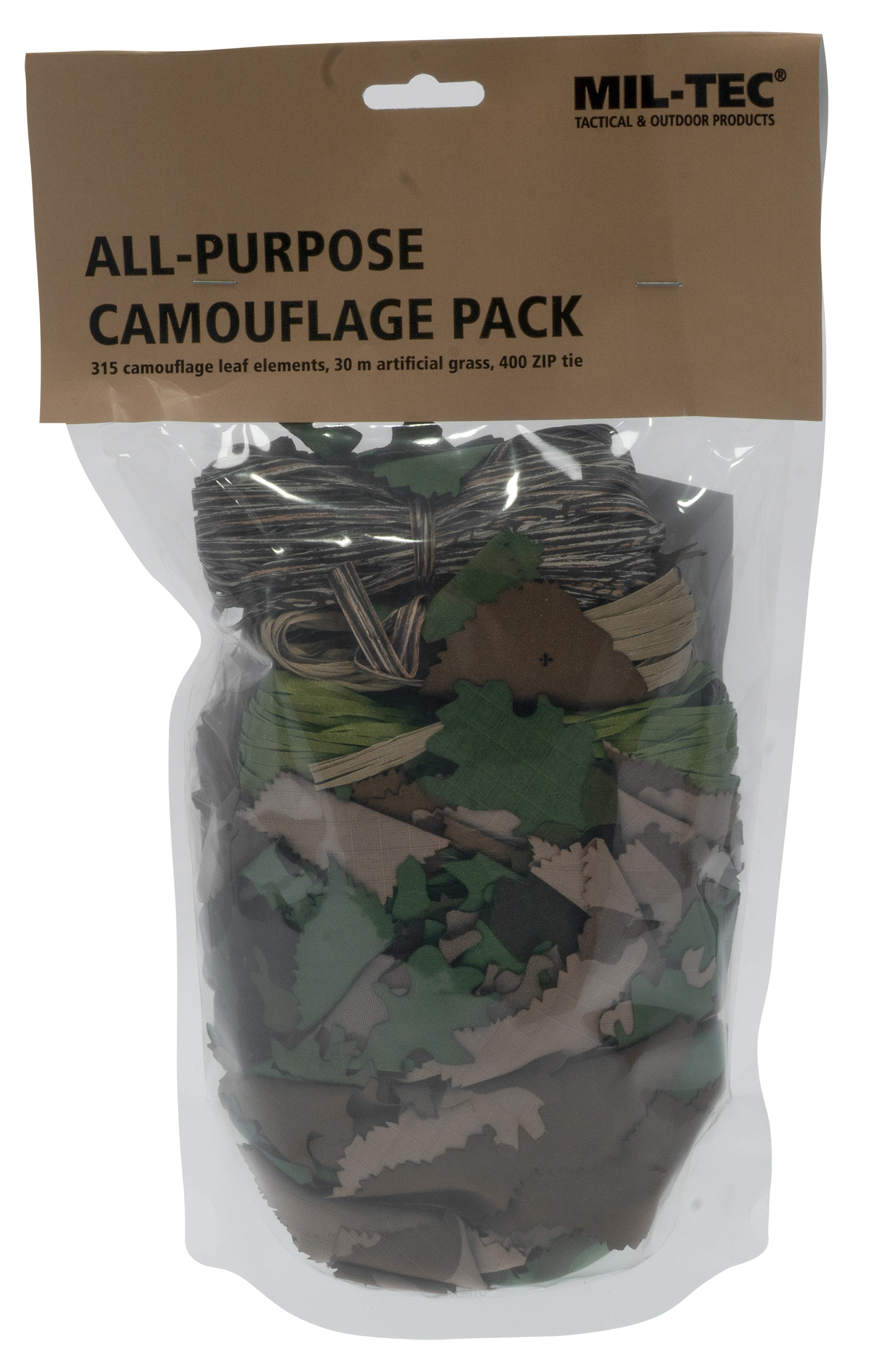 Mil-Tec All-Purpose Camouflage Pack (Trägermaterial Ghillie)