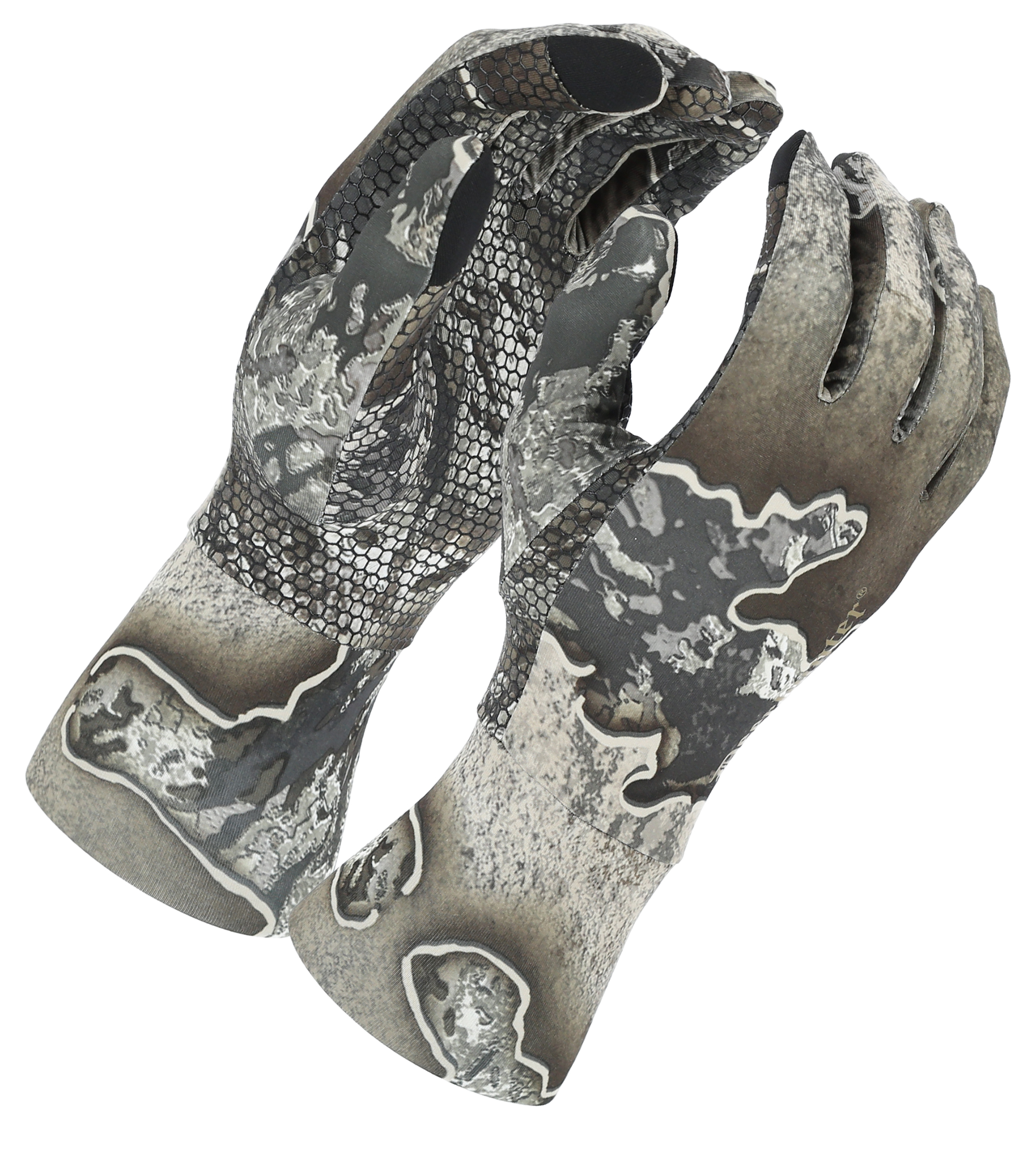 Deerhunter Excape Gloves (Jagd Handschuhe in Realtree Tarnmuster mit Noppen)