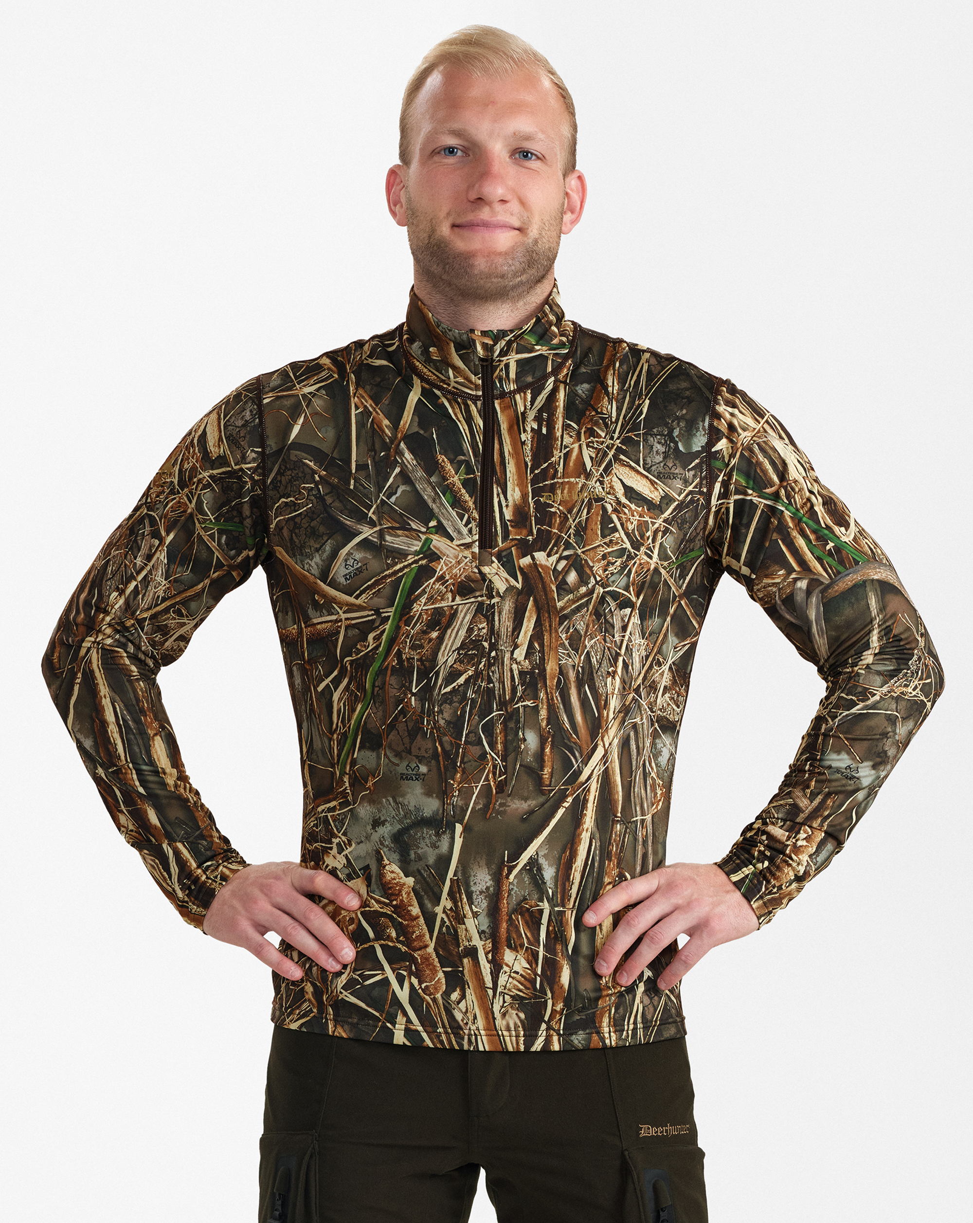 Deerhunter Game 1⁄2-Zip T-Shirt L/S